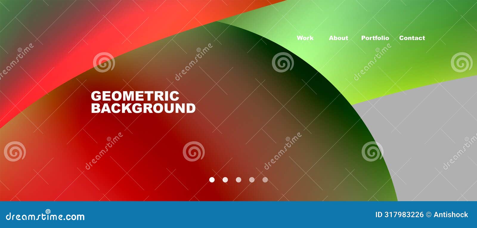 web page  with geometric s - circle and wave. techno art concept.   for wallpaper, banner