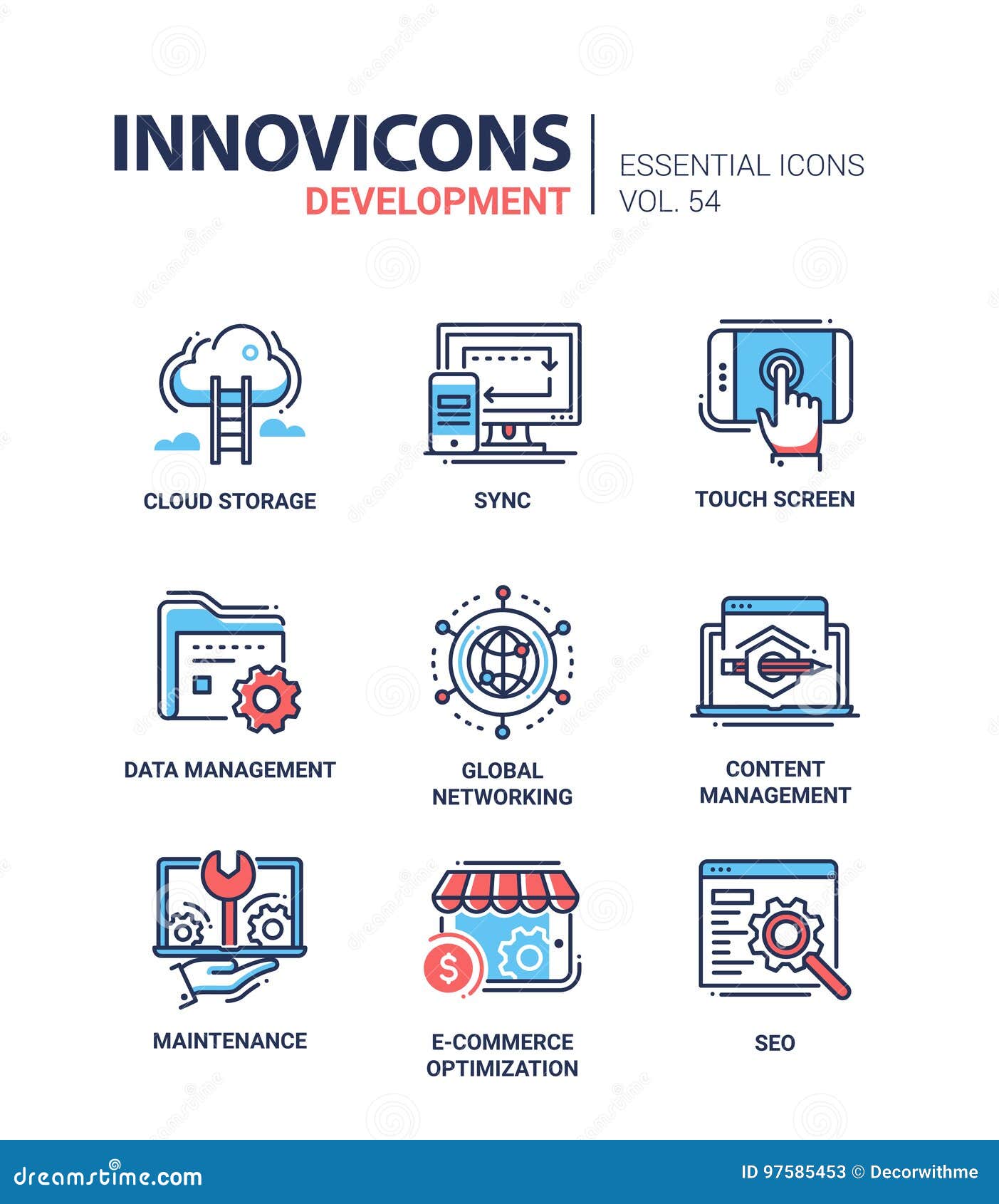 web development vector icons web development vector icons