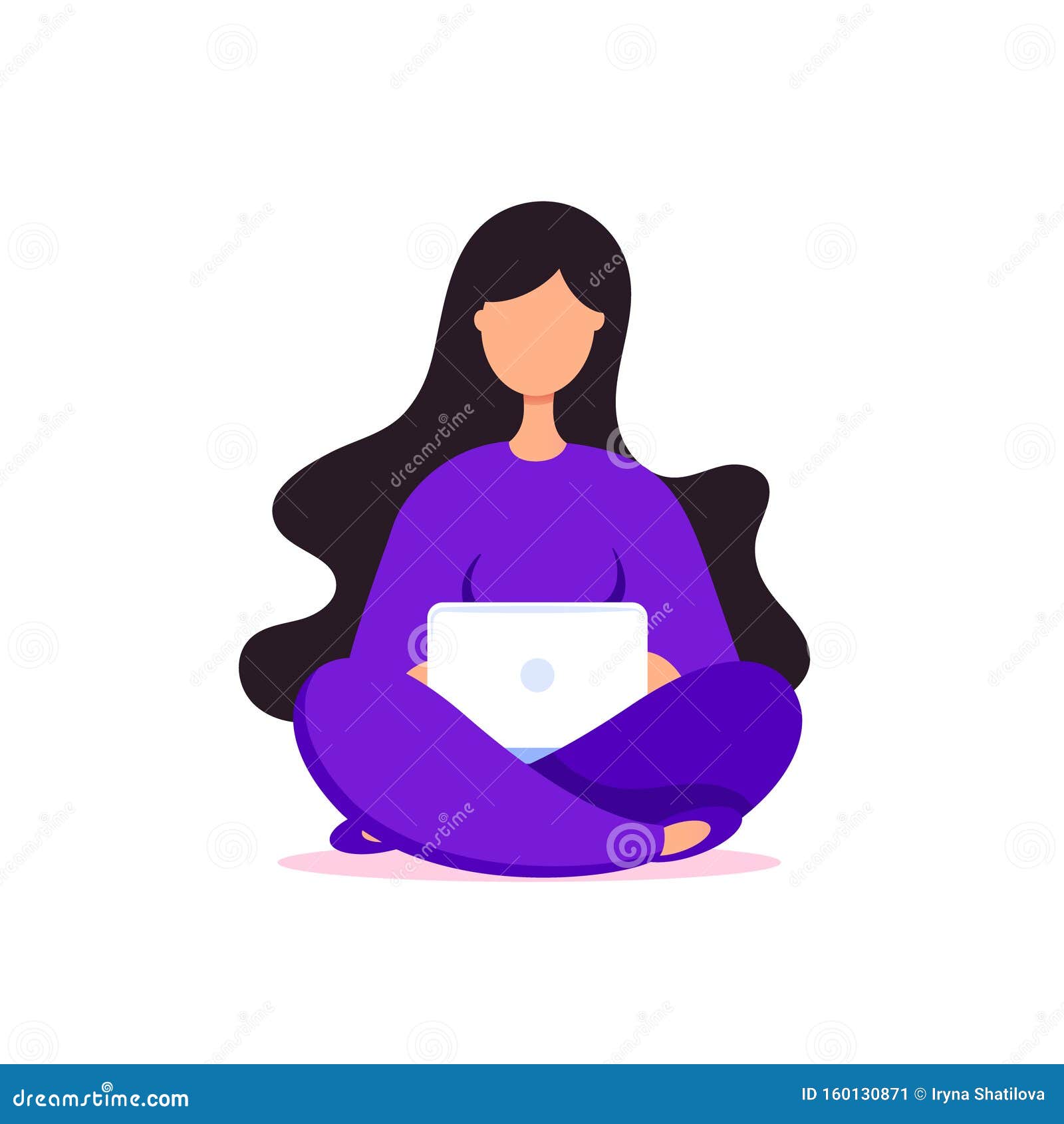 Modern Creative Vector Illustration of Young Programmer Coding a New ...