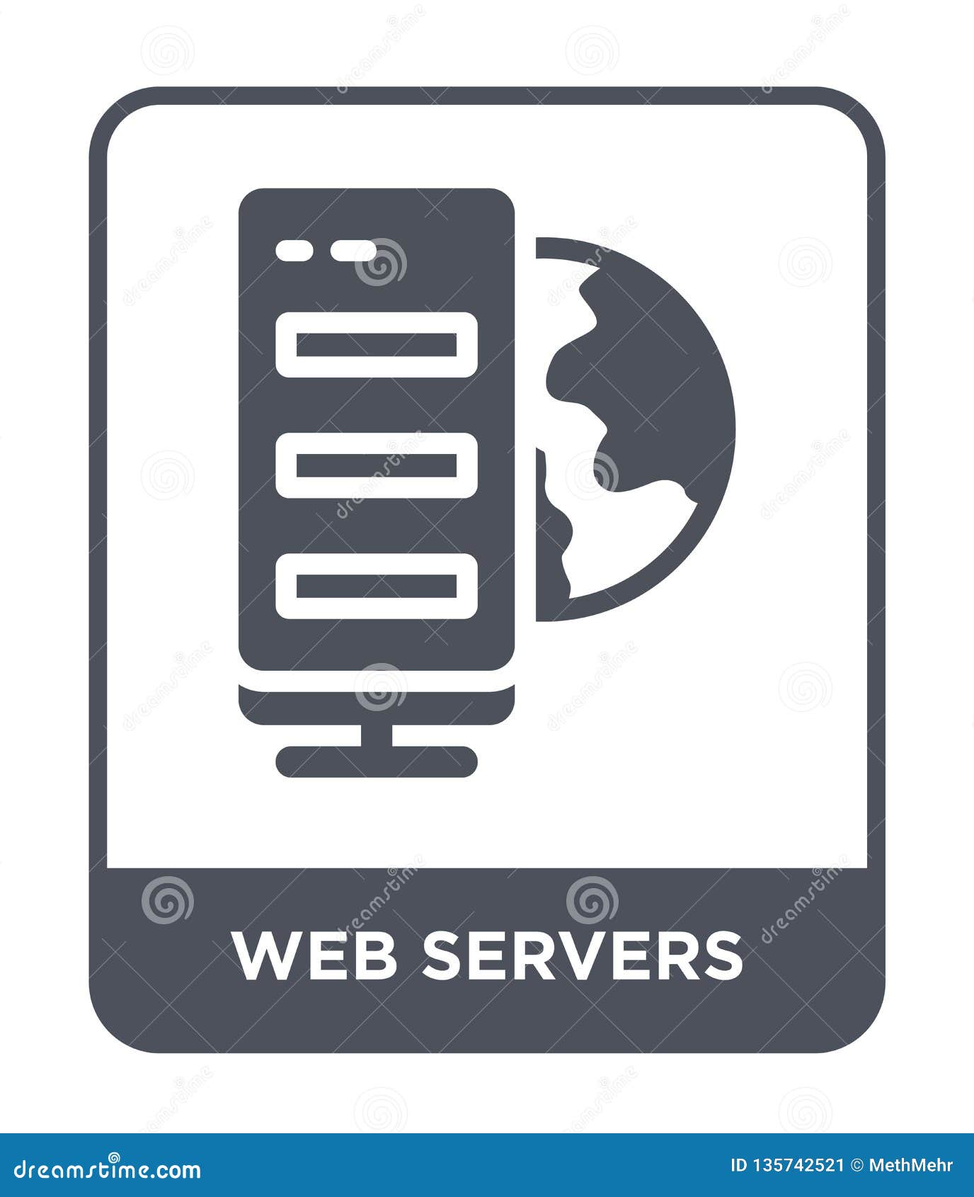 Web application server icon