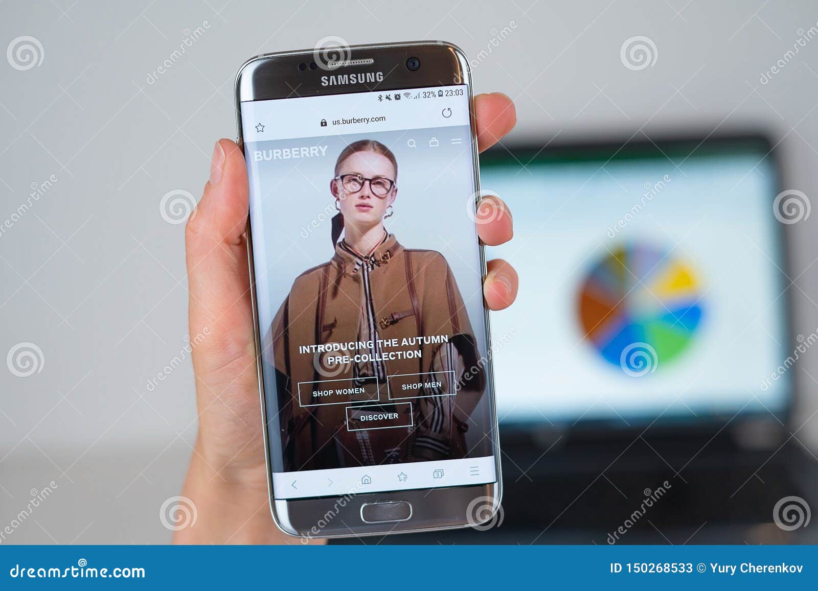 Site of Burberry Company on Phone Screen Editorial Stock Photo - Image of company, browser: 150268533