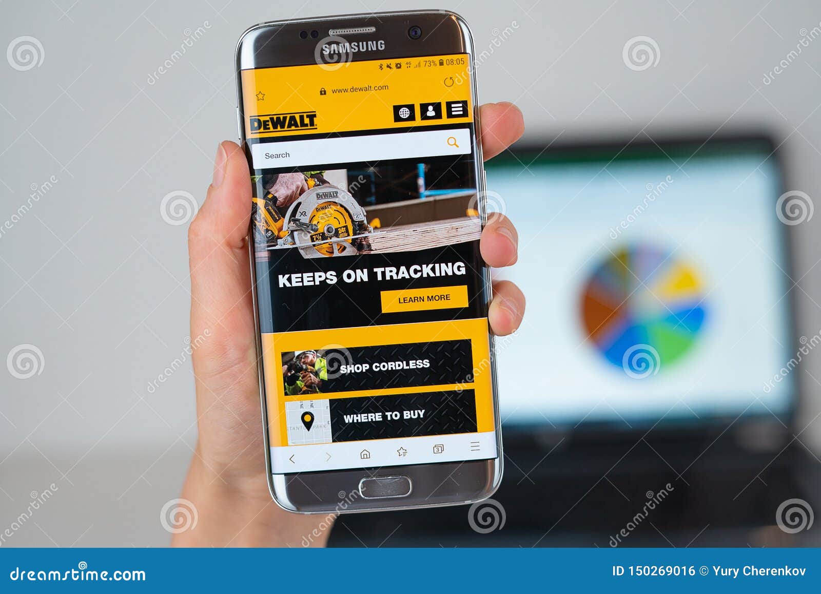 Web Site of DeWalt Company on Phone Screen Editorial Photo - Image of  company, monitor: 150269016