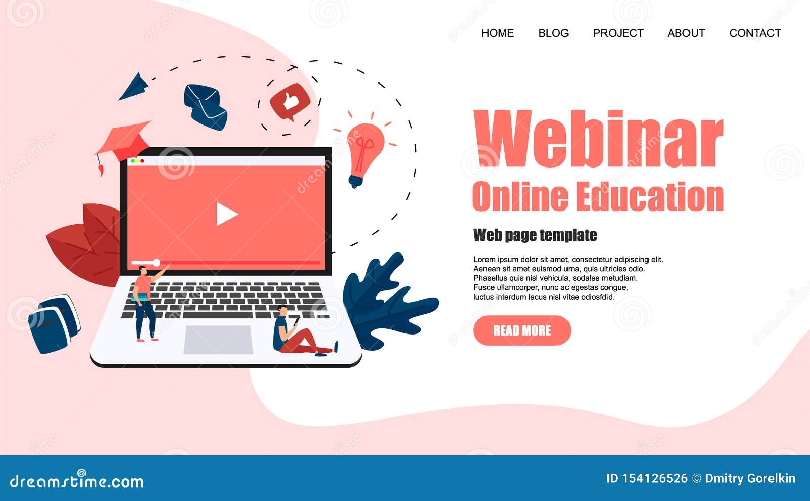 Web Template Webinar Internet Conference Web Based Seminar Online Circuit Diagram