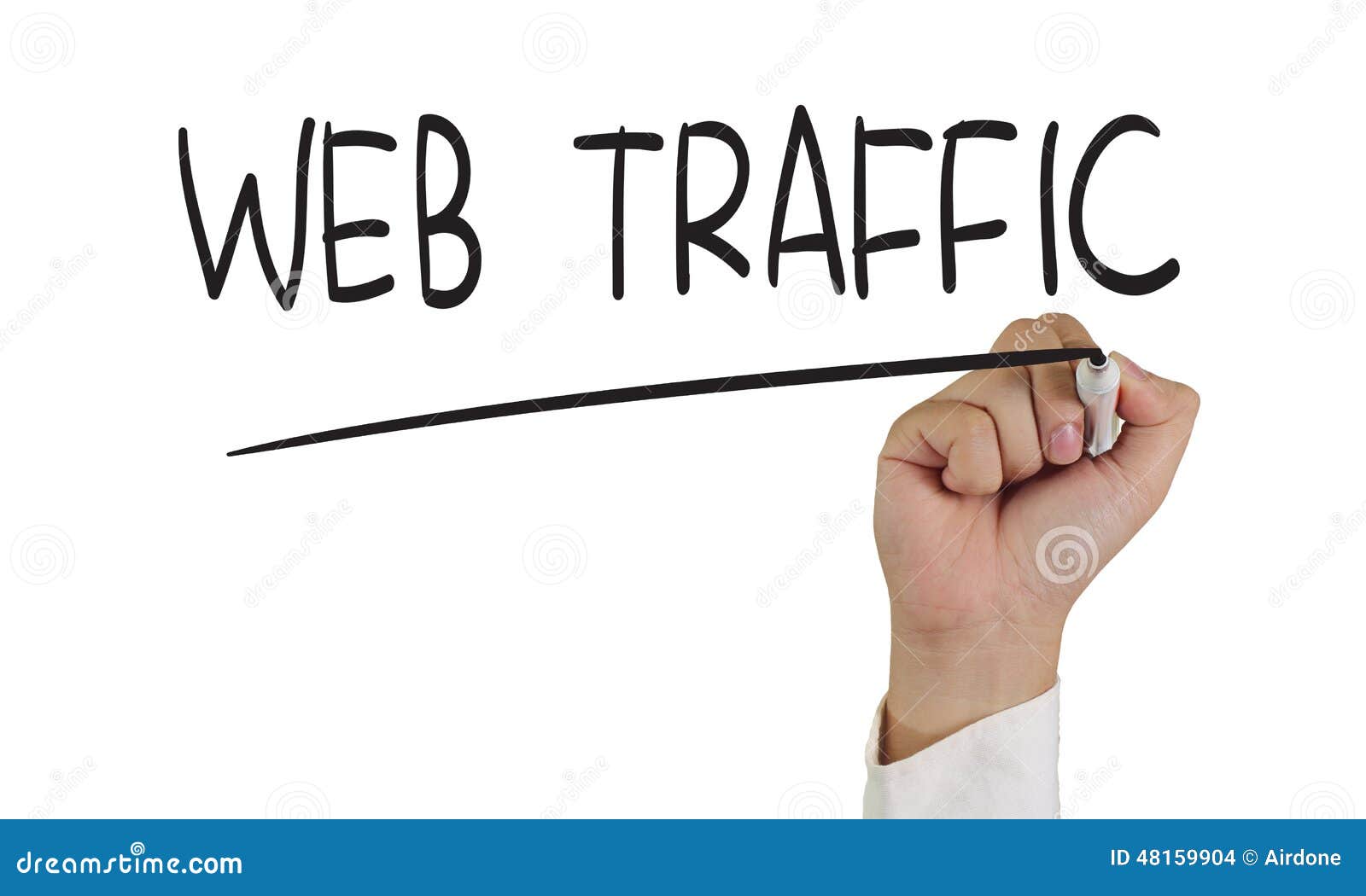 web traffic internet concept