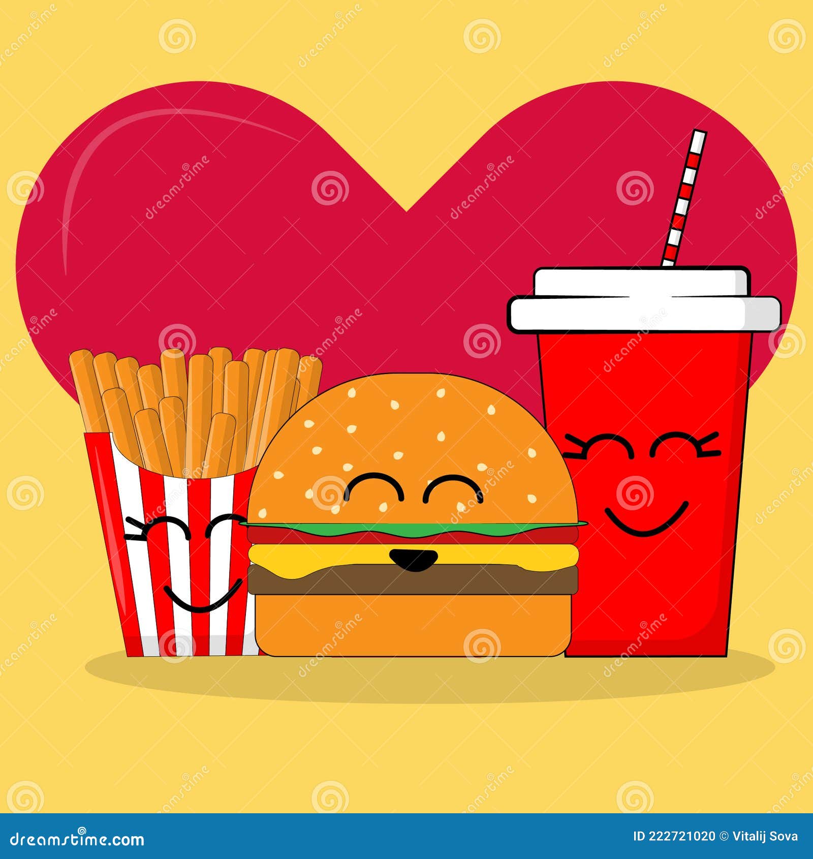 Vector fresh burger stock illustration. Illustration of hook - 222721020