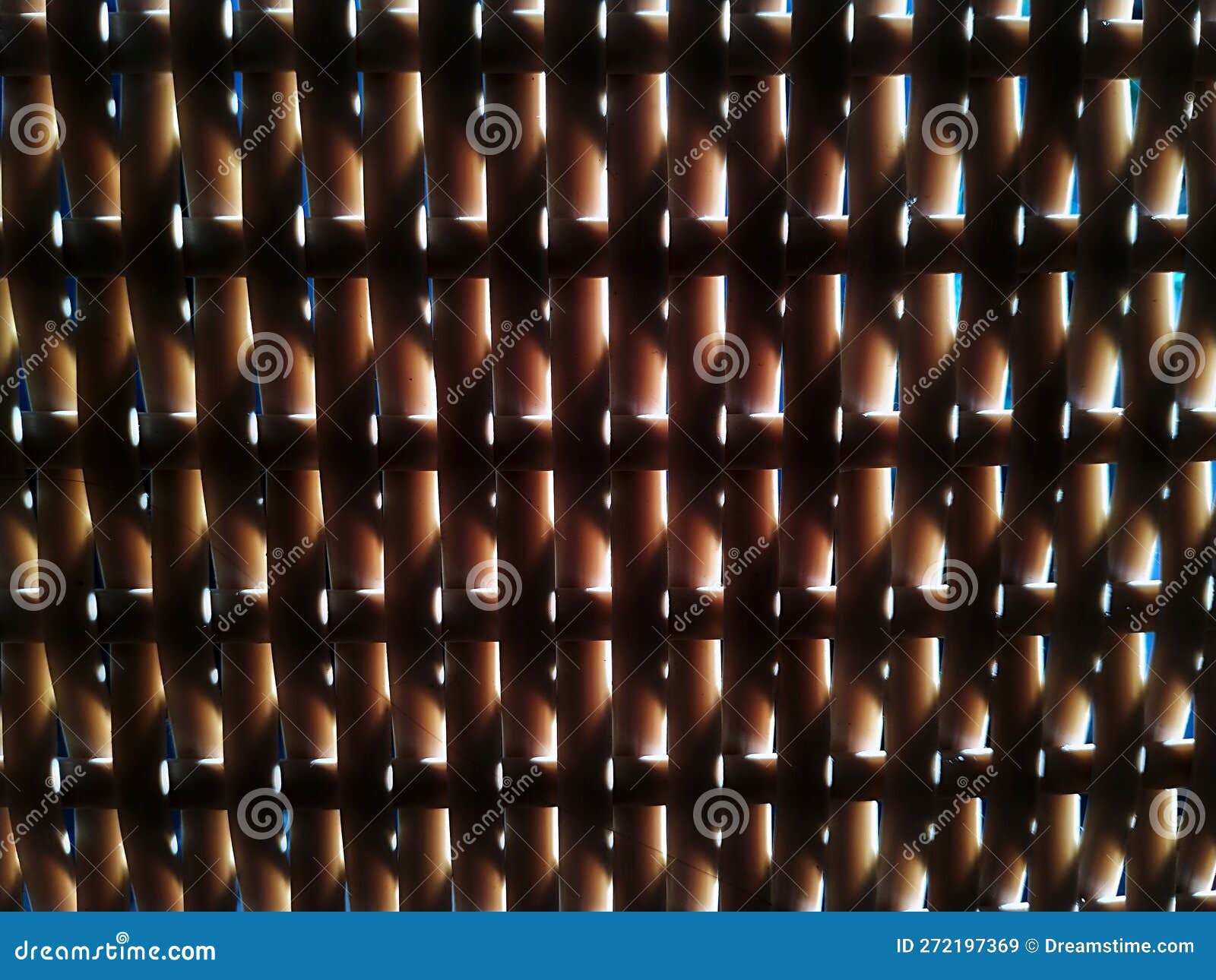 Reflected Sunlight through Plastic Matting Stock Image Image of