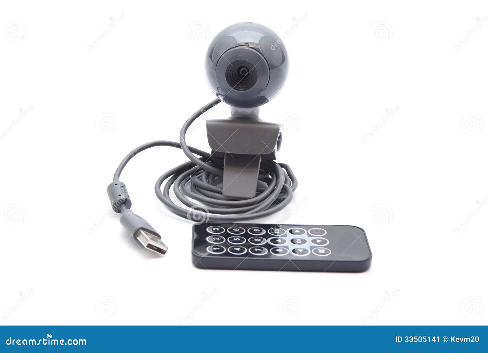 cam with Remote Control stock image. Image of laptop 33505141