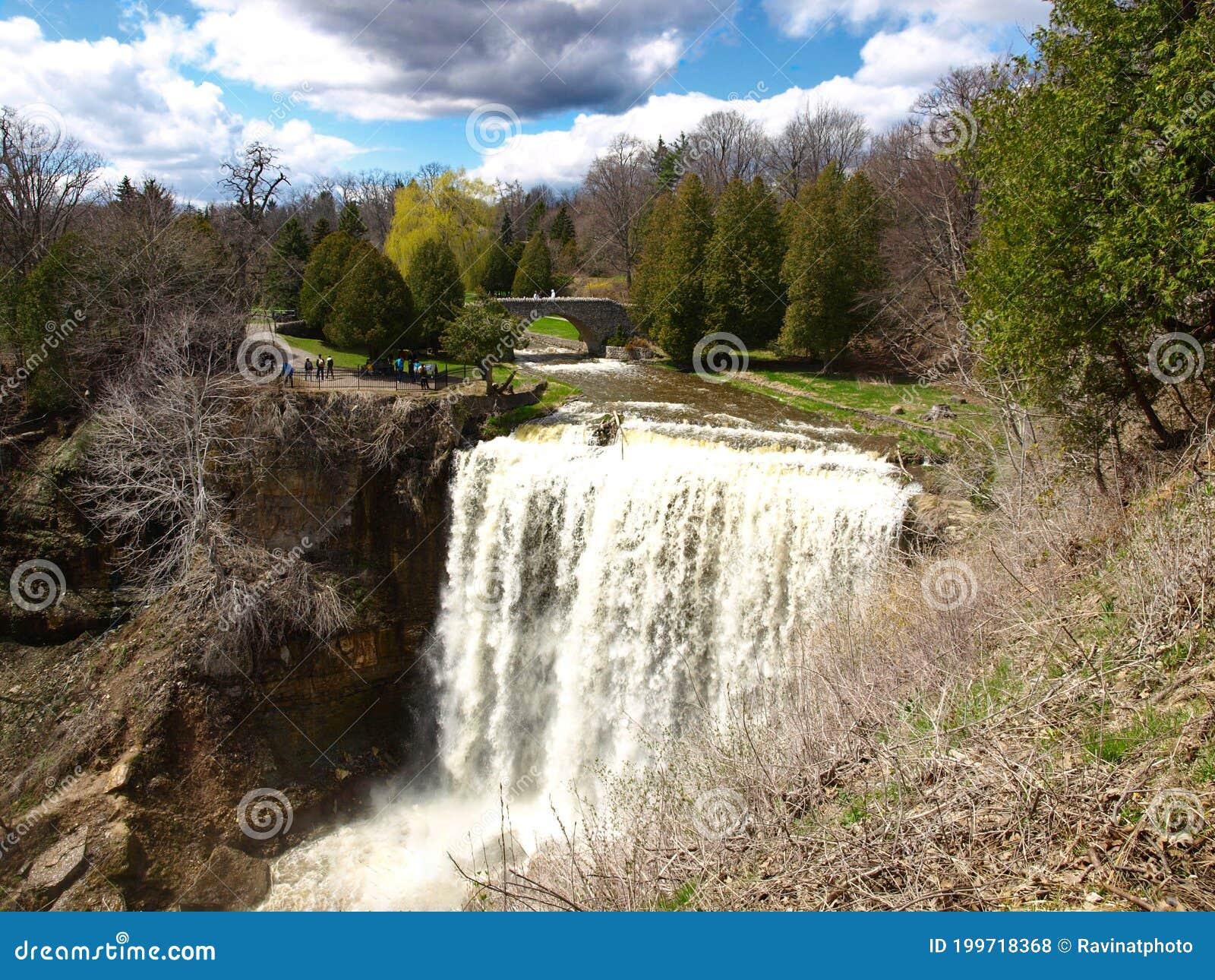 er Falls, Silver Falls State Park RoyaltyFree Stock Photo