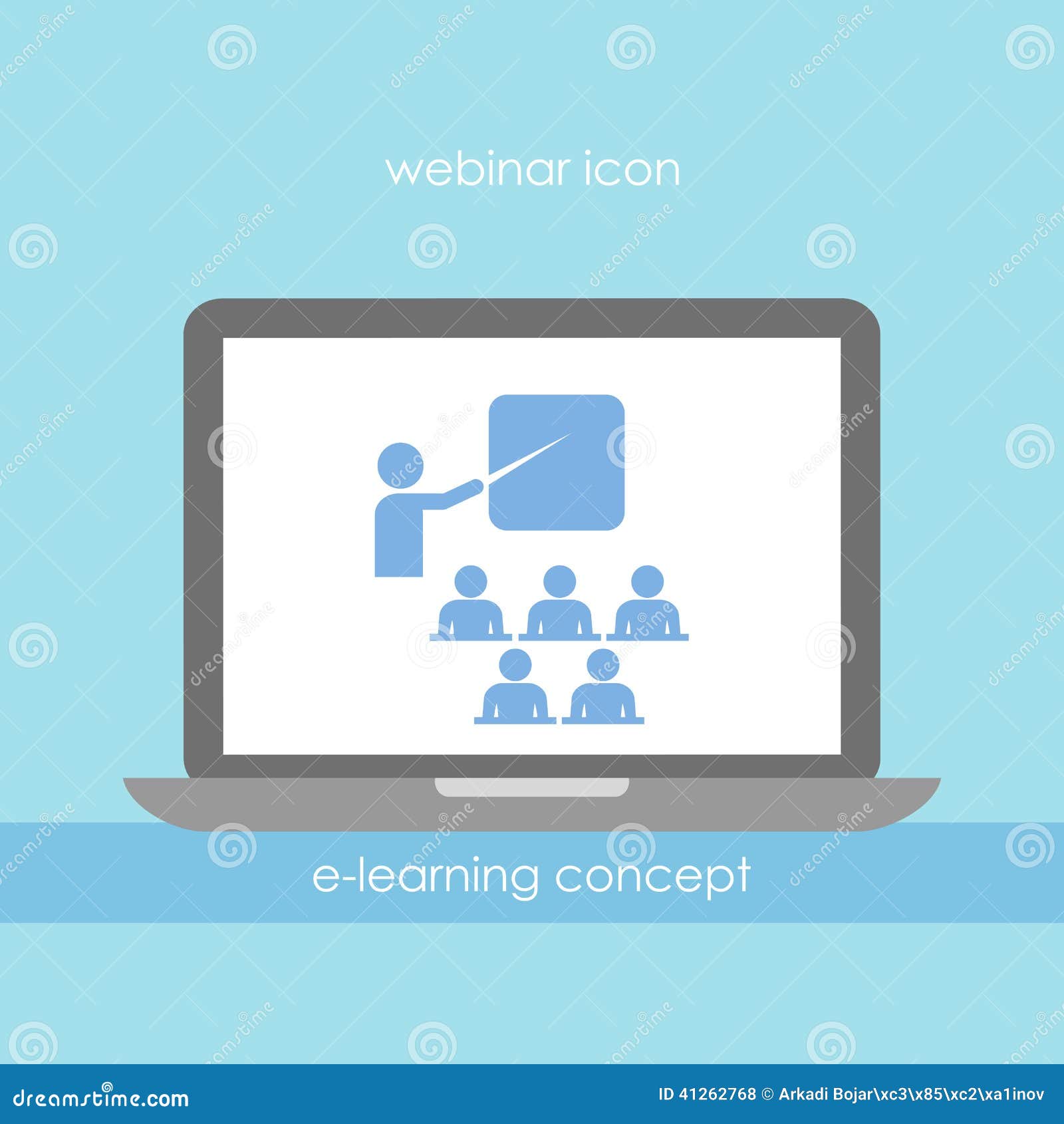 Webinar stock vector. Illustration of educational, method - 41262768