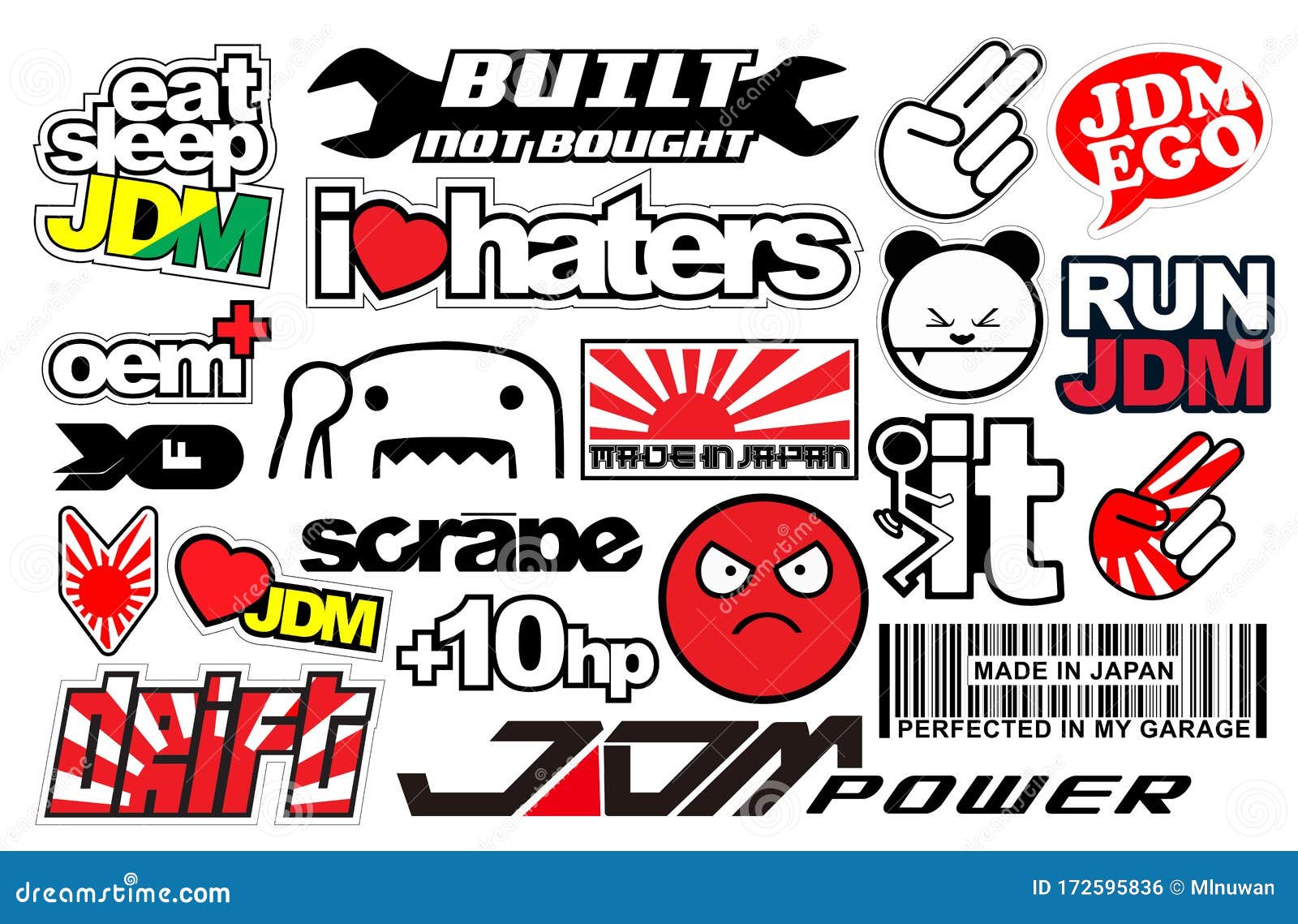 Japanese Car Decals Stock Illustrations – 56 Japanese Car Decals Stock  Illustrations, Vectors & Clipart - Dreamstime