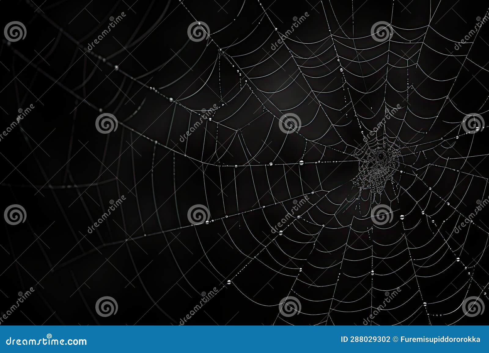 real creepy spider webs on banner halloween