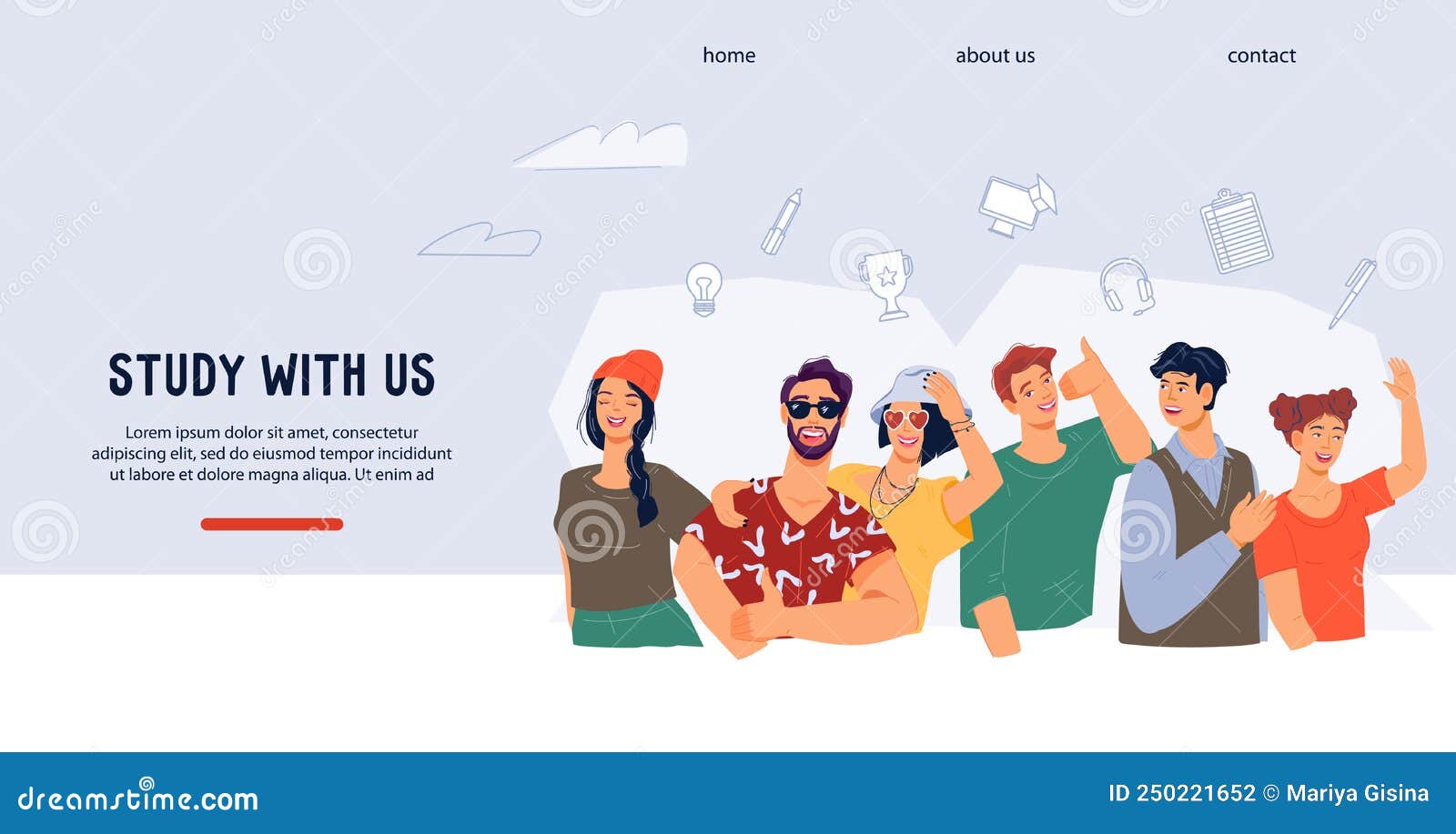 Website Banner for an Educational Institution Such As a College or