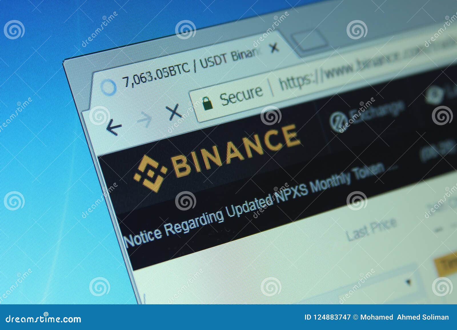 Binance Cryptocurrency Exchange Editorial Photography - Image of digital,  crypto: 124883747
