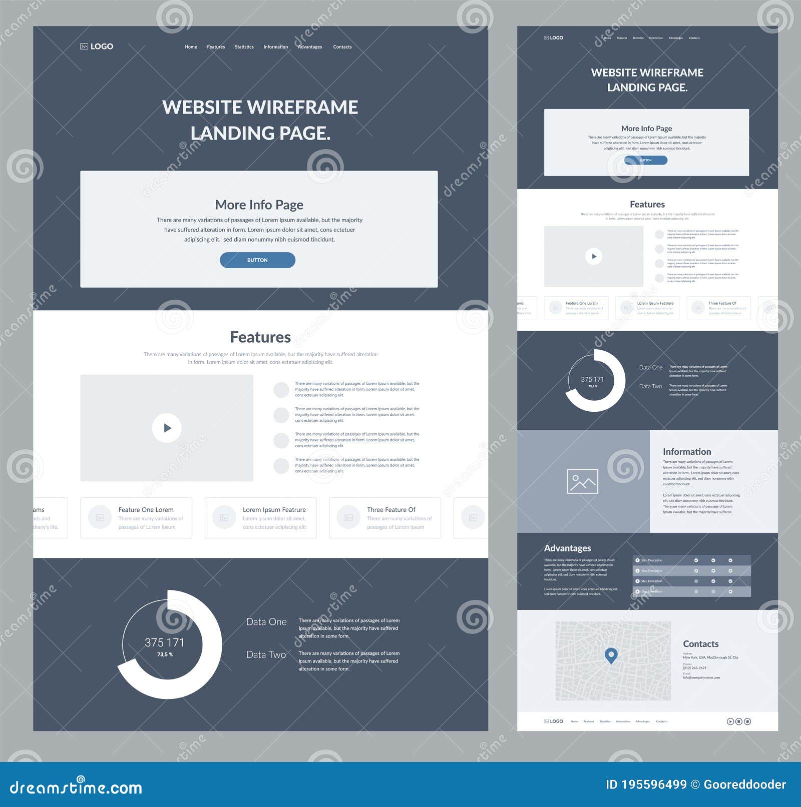 One Page Business Website Template