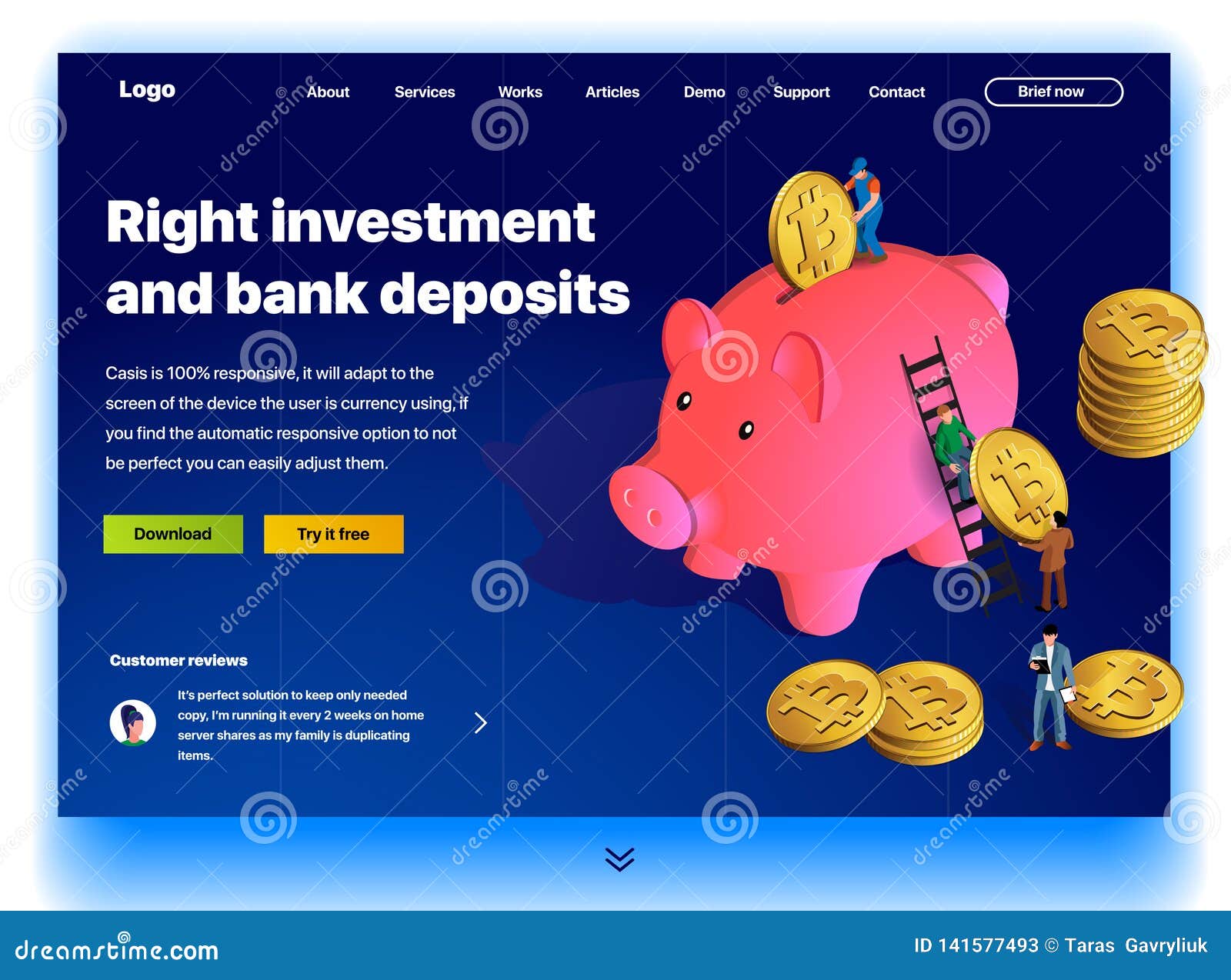 website providing the service of right investment and bank deposits