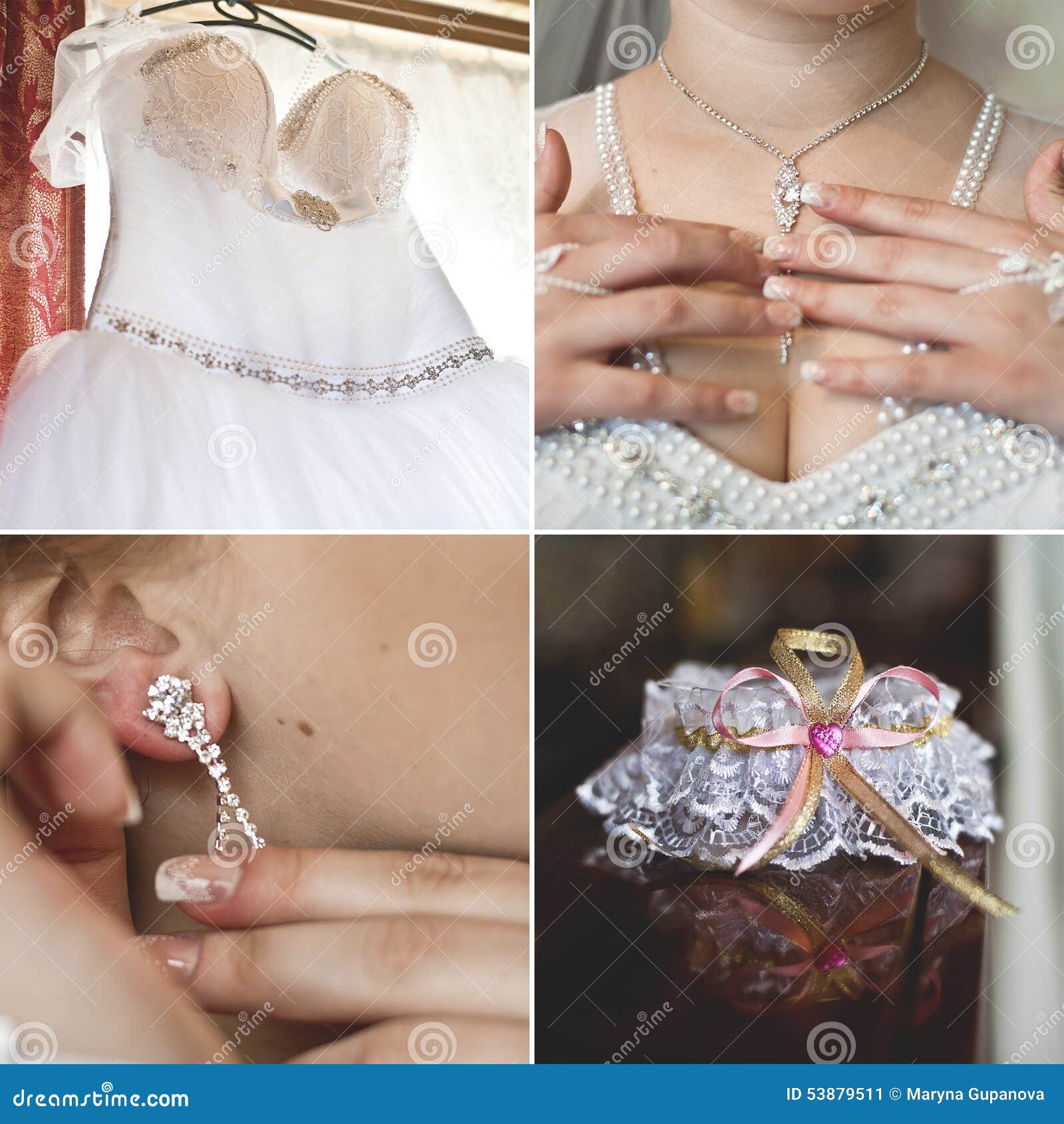 Wedding Accessories Set for Bride Stock Image Image of married, rings