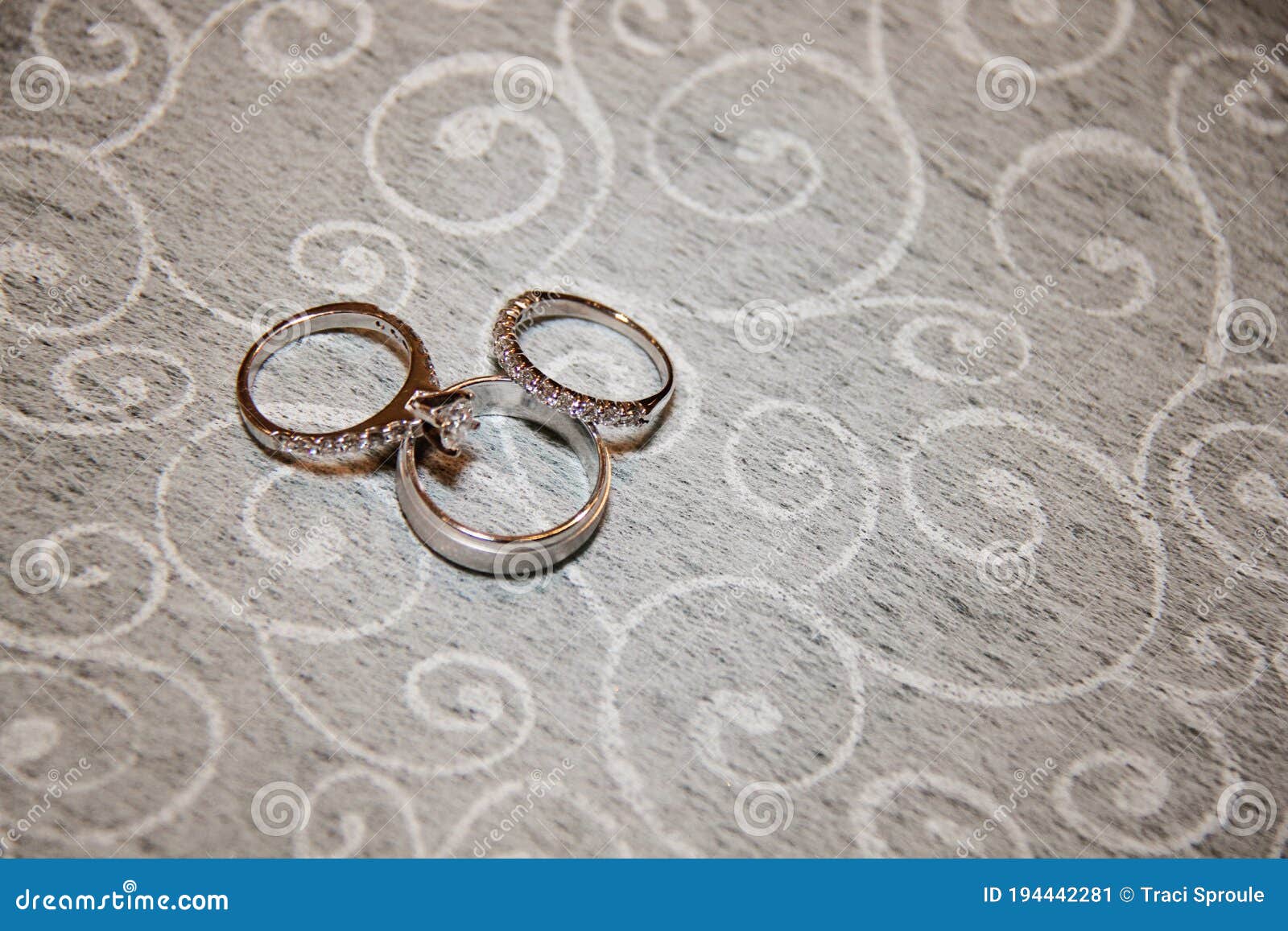 wedding bands engagement ring arranged as hidden mickey