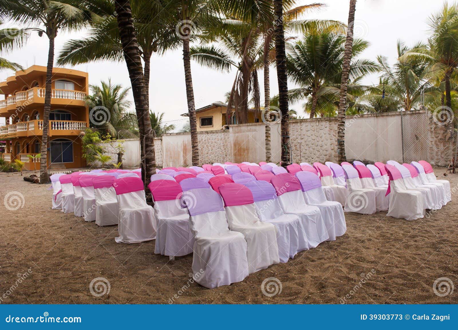 Wedding at the Beach in Ecuador Stock Image Image of ceremony