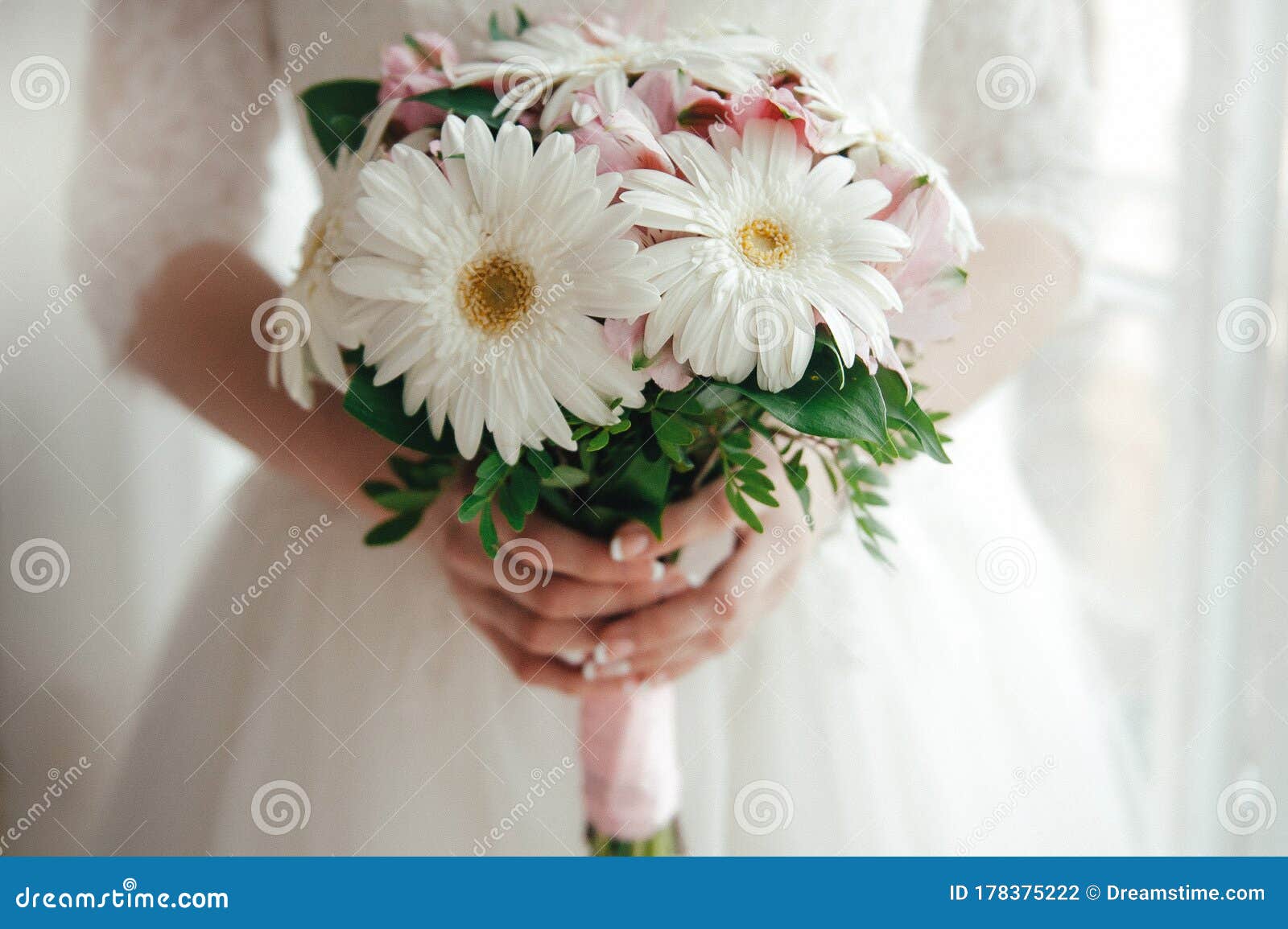 Wedding Bouquet of the Bride in Hand Stock Photo Image of bridal