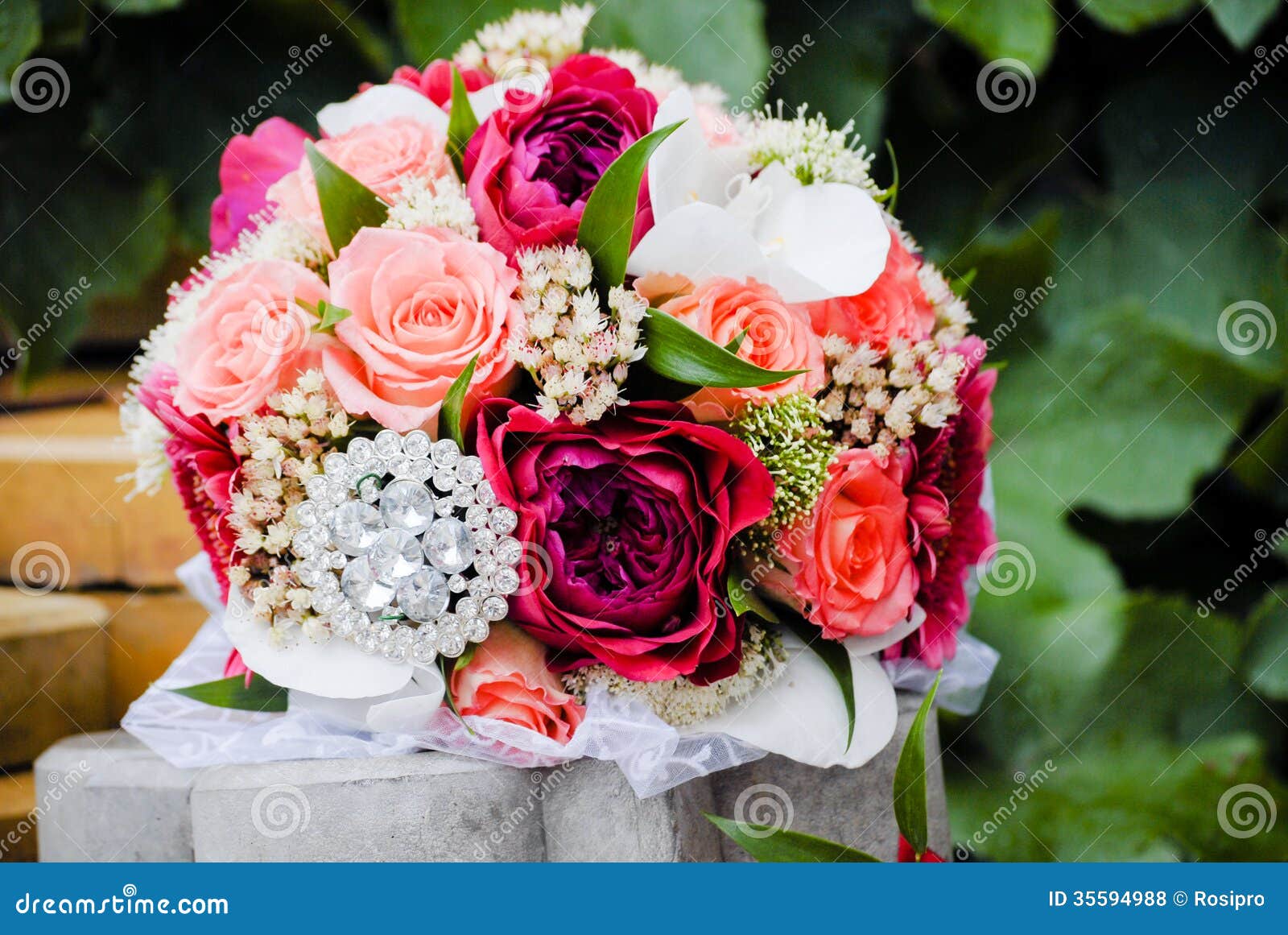 Wedding bouquet closeup stock photo. Image of decoration - 35594988