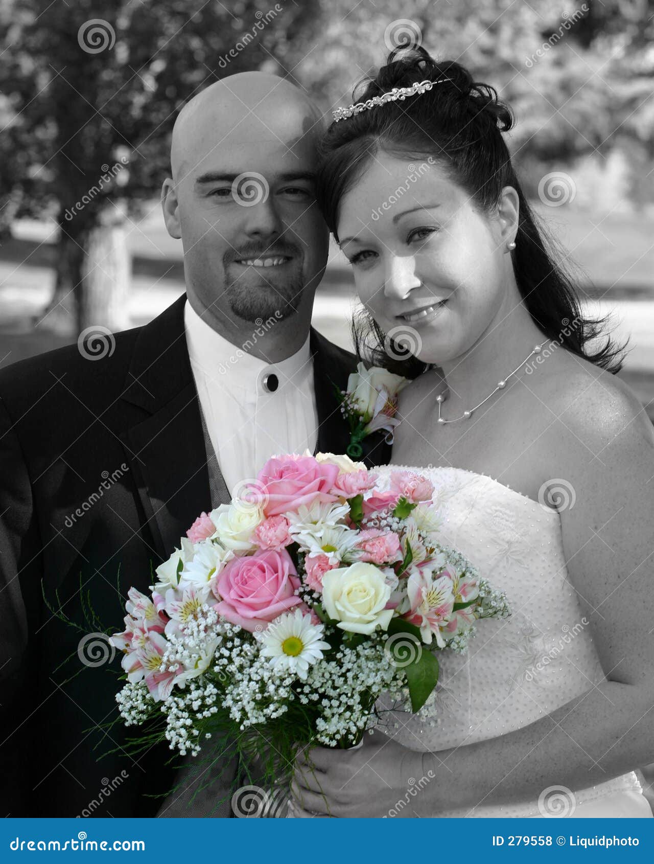 Wedding Bride And Groom Stock Photo Image Of Commitment 279558