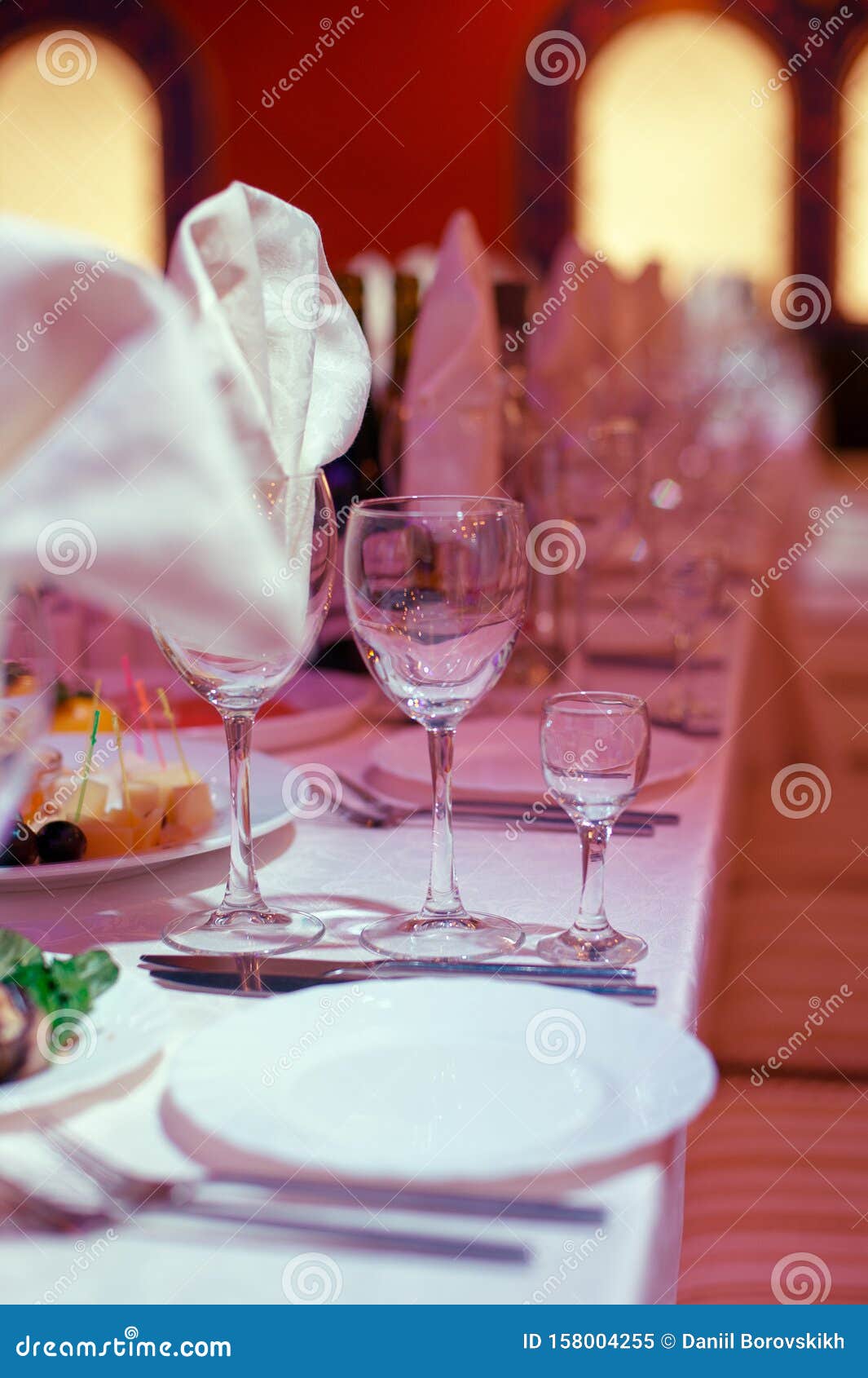 Wedding Buffet, Table Serving Glasses for Drinks, Wedding Buffet Design
