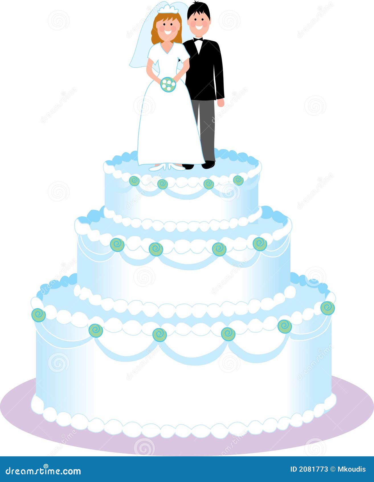 Wedding Cake stock vector. Illustration of relationship - 2081773