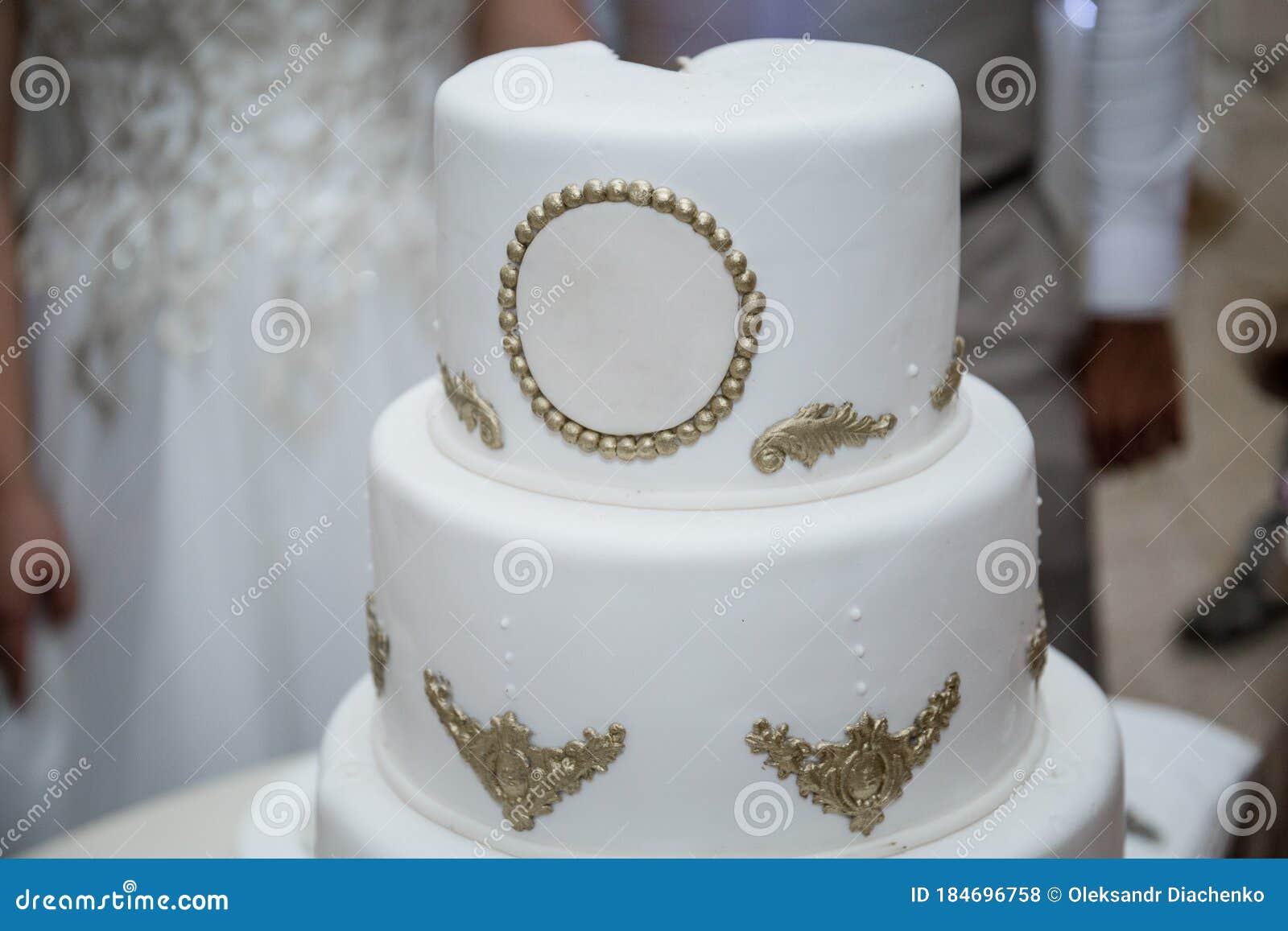 Wedding Cake Bride and Groom Stock Photo Image of people, hand 184696758