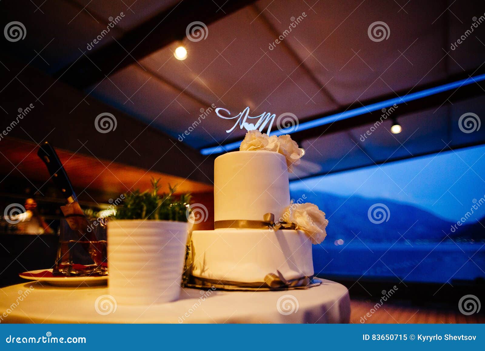 Wedding cake stock image. Image of event, luxury, decorate - 83650715