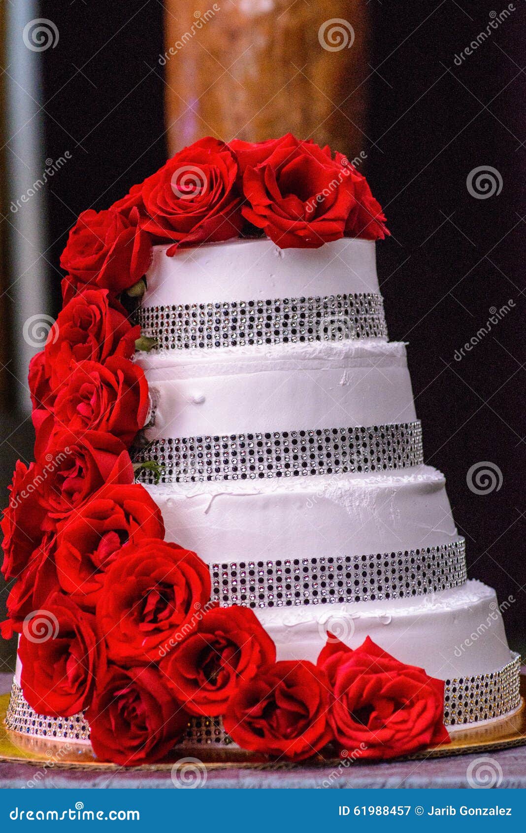 Wedding Cake Stock Image Image Of Isidro Zeledon Boda 61988457