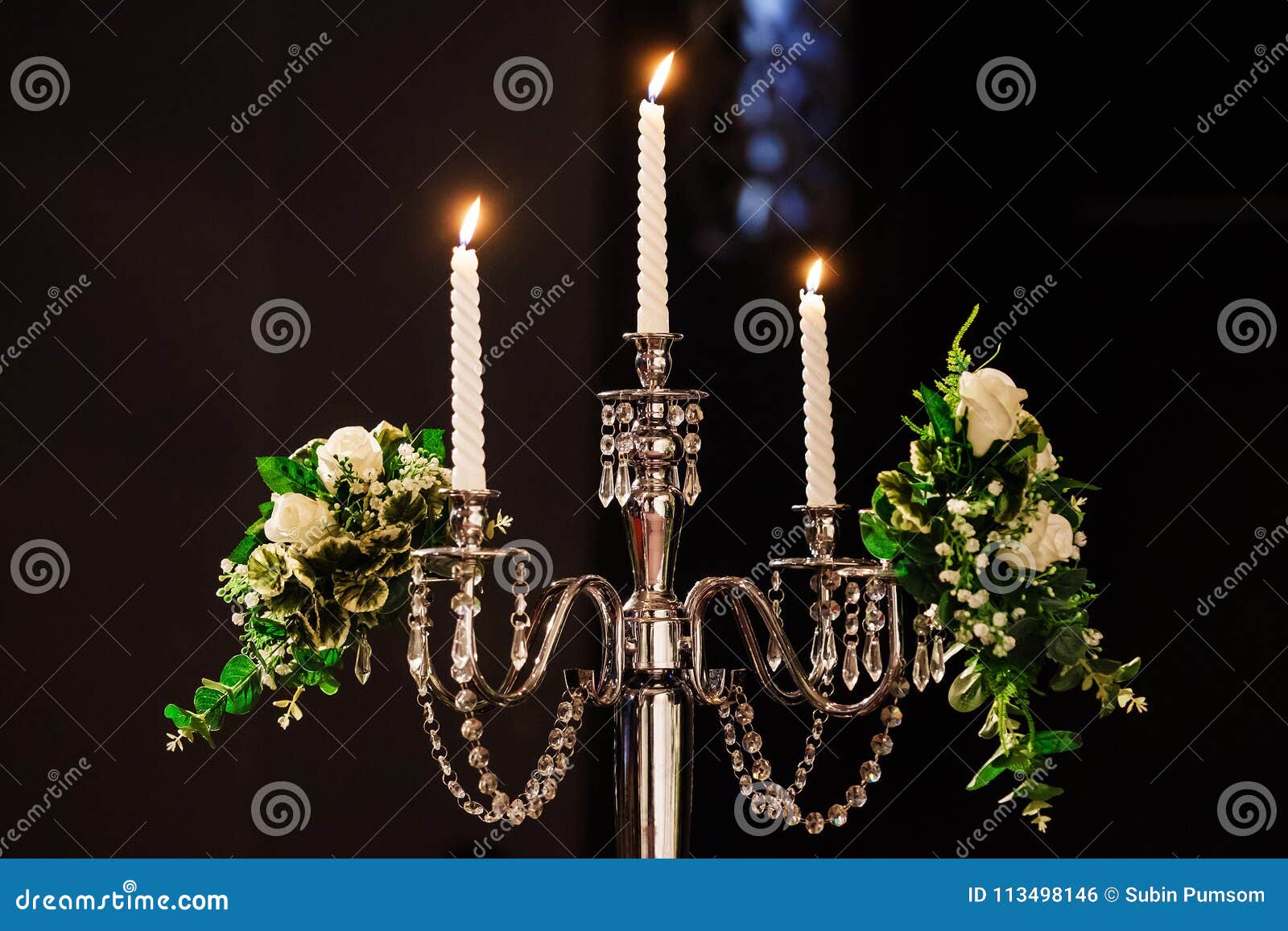 Wedding Candle and Bride Groom Stock Photo Image of tool, ceremony