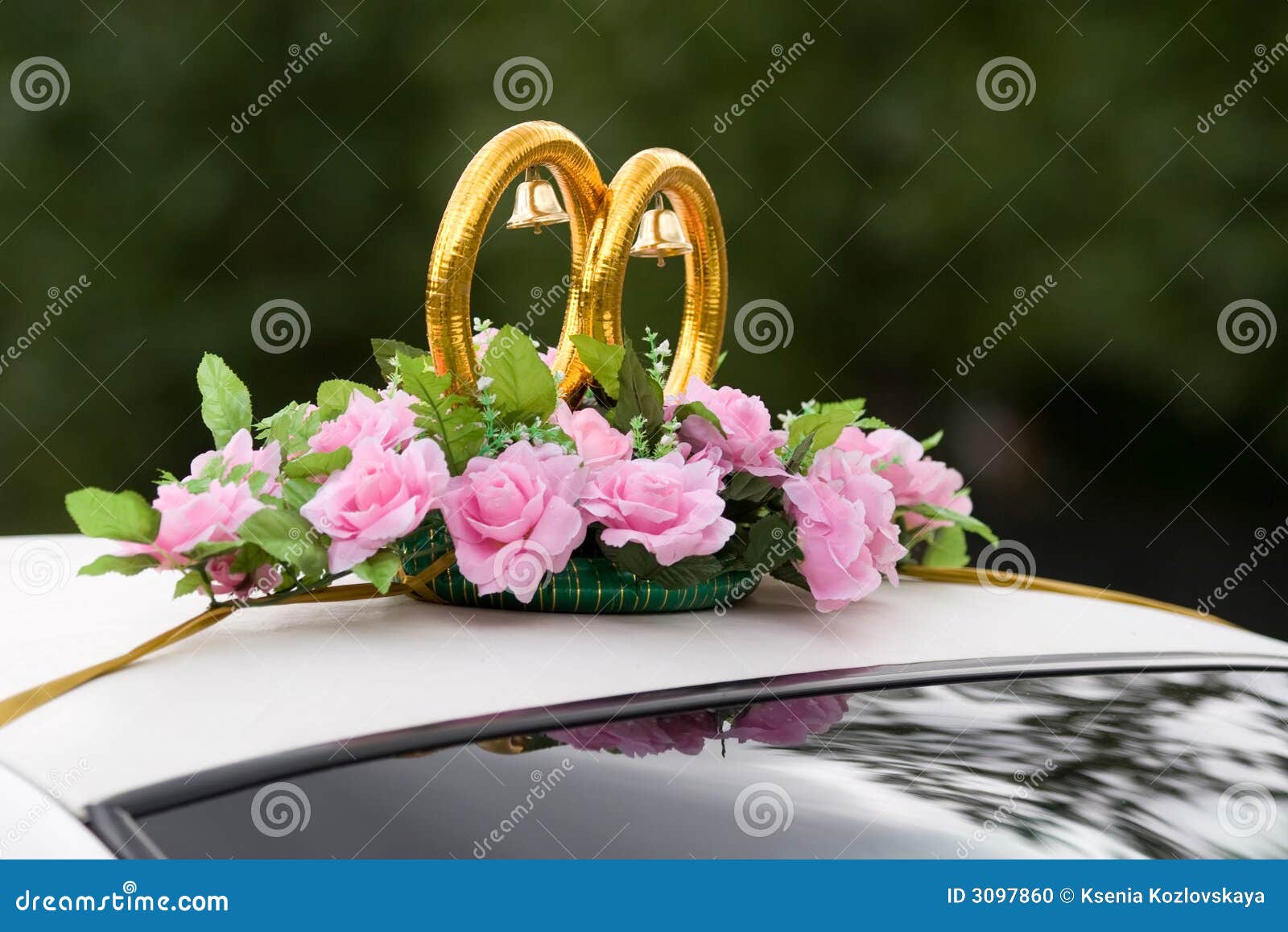 Wedding car decoration stock photo. Image of decorated - 3097860
