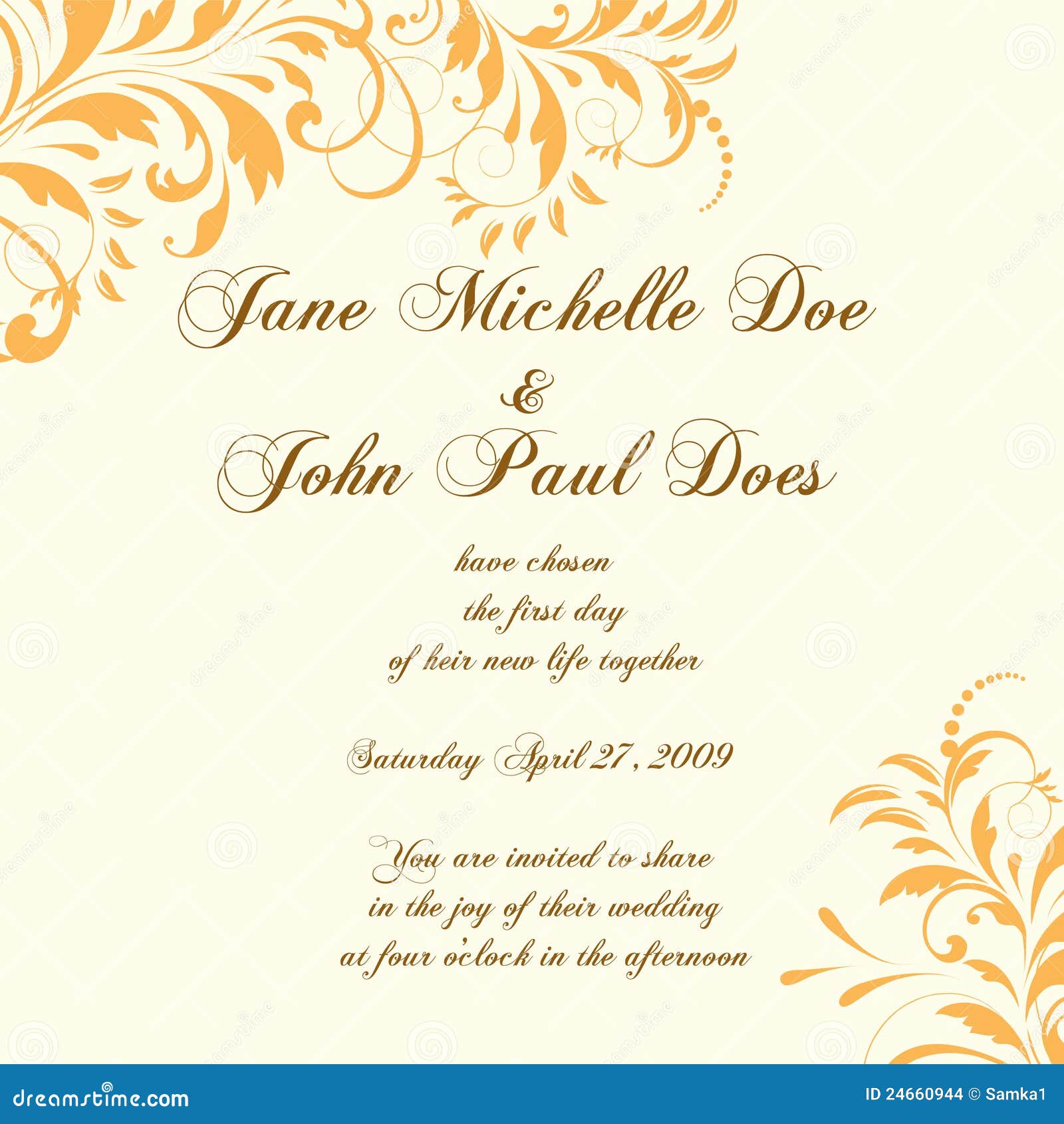 Wedding Cake Business Card Template