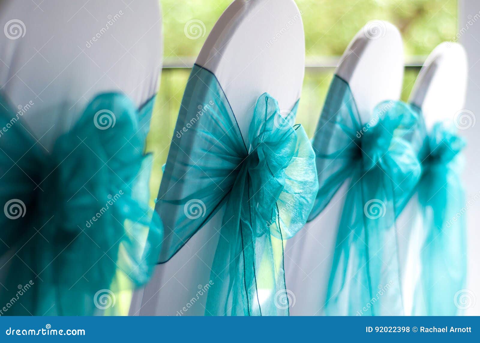 Wedding Chairs with Bow stock photo. Image of decoration 92022398