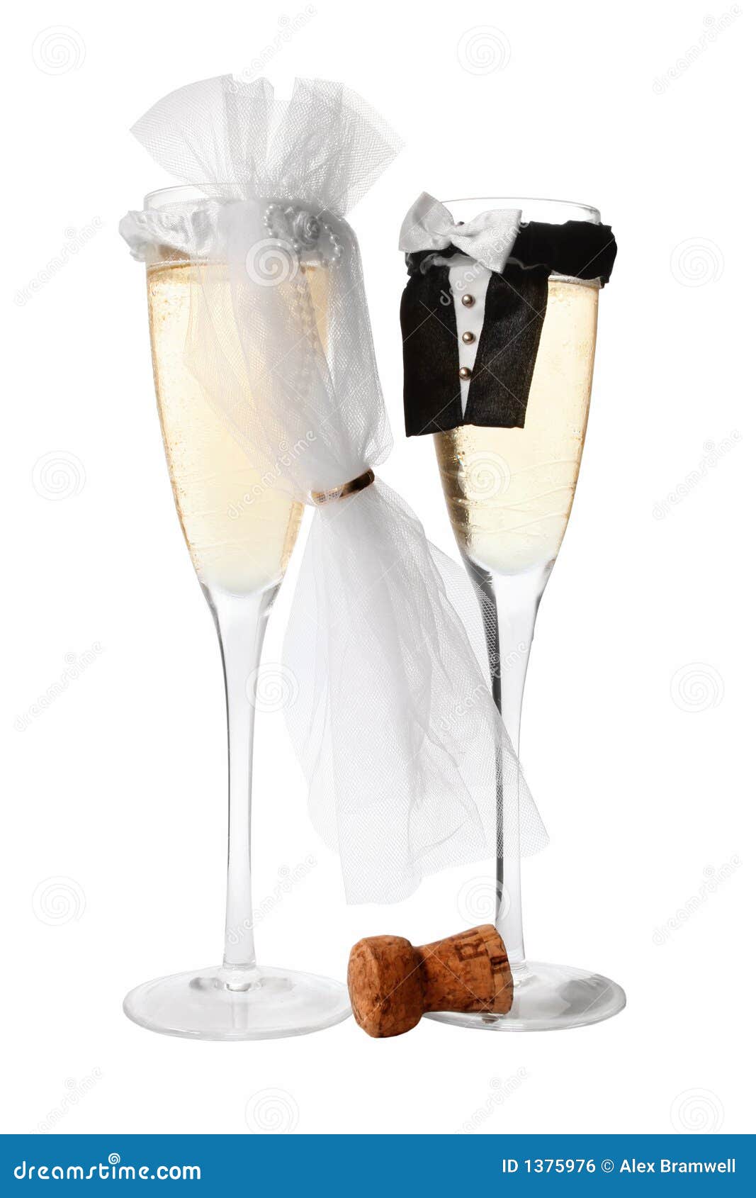 Wedding Champagne stock photo. Image of event, drink, humorous 1375976