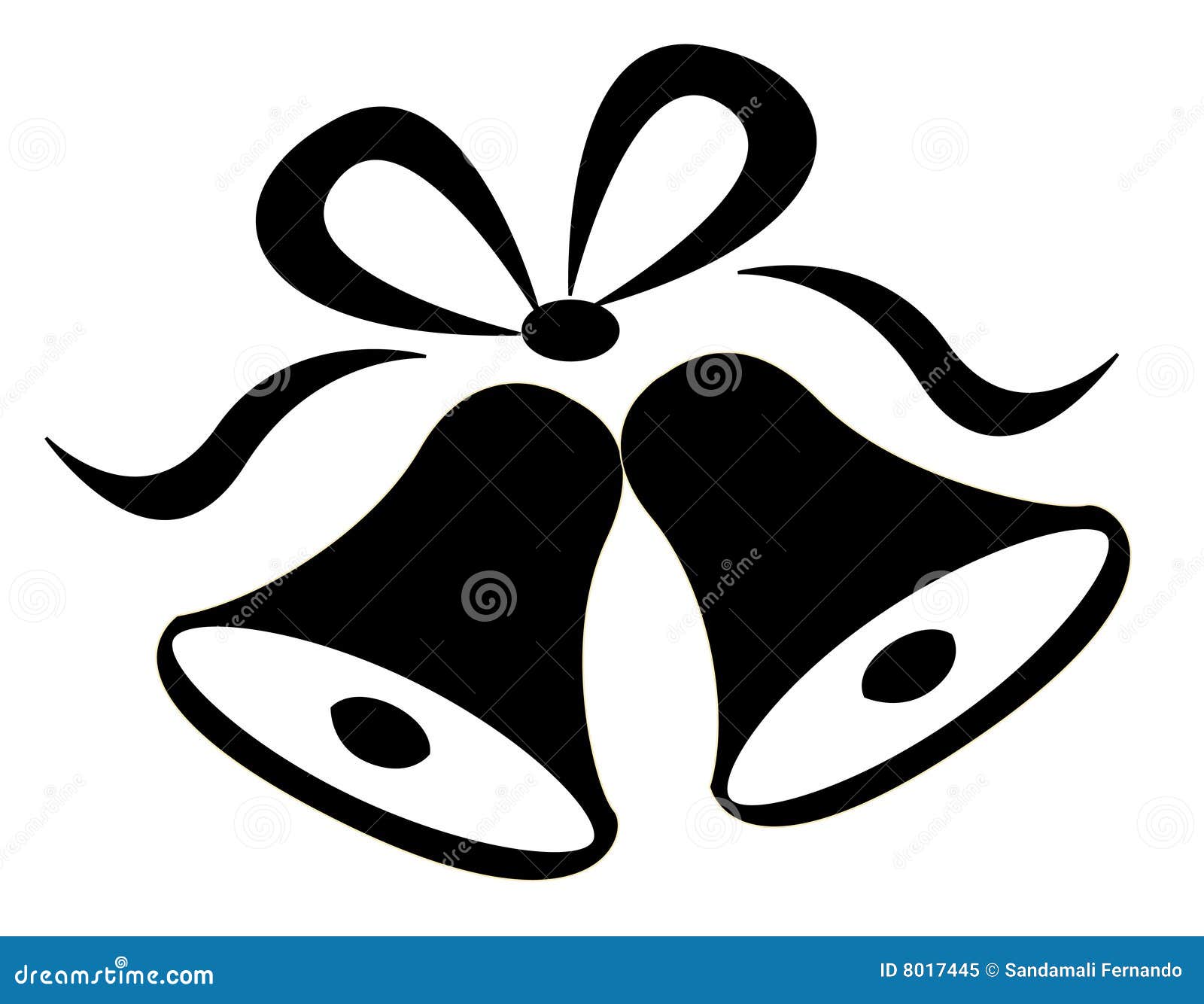 Download Wedding /christmas bells stock vector. Illustration of ...