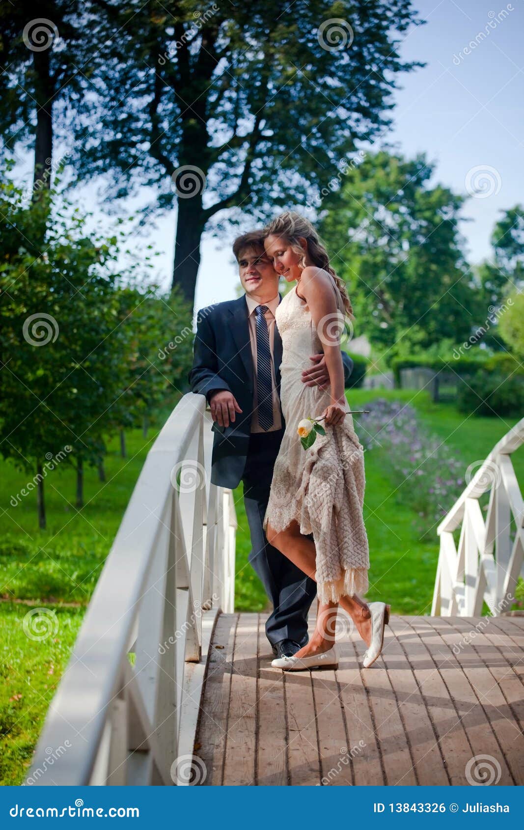 Wedding couple stock photo. Image of celebration, bride 13843326