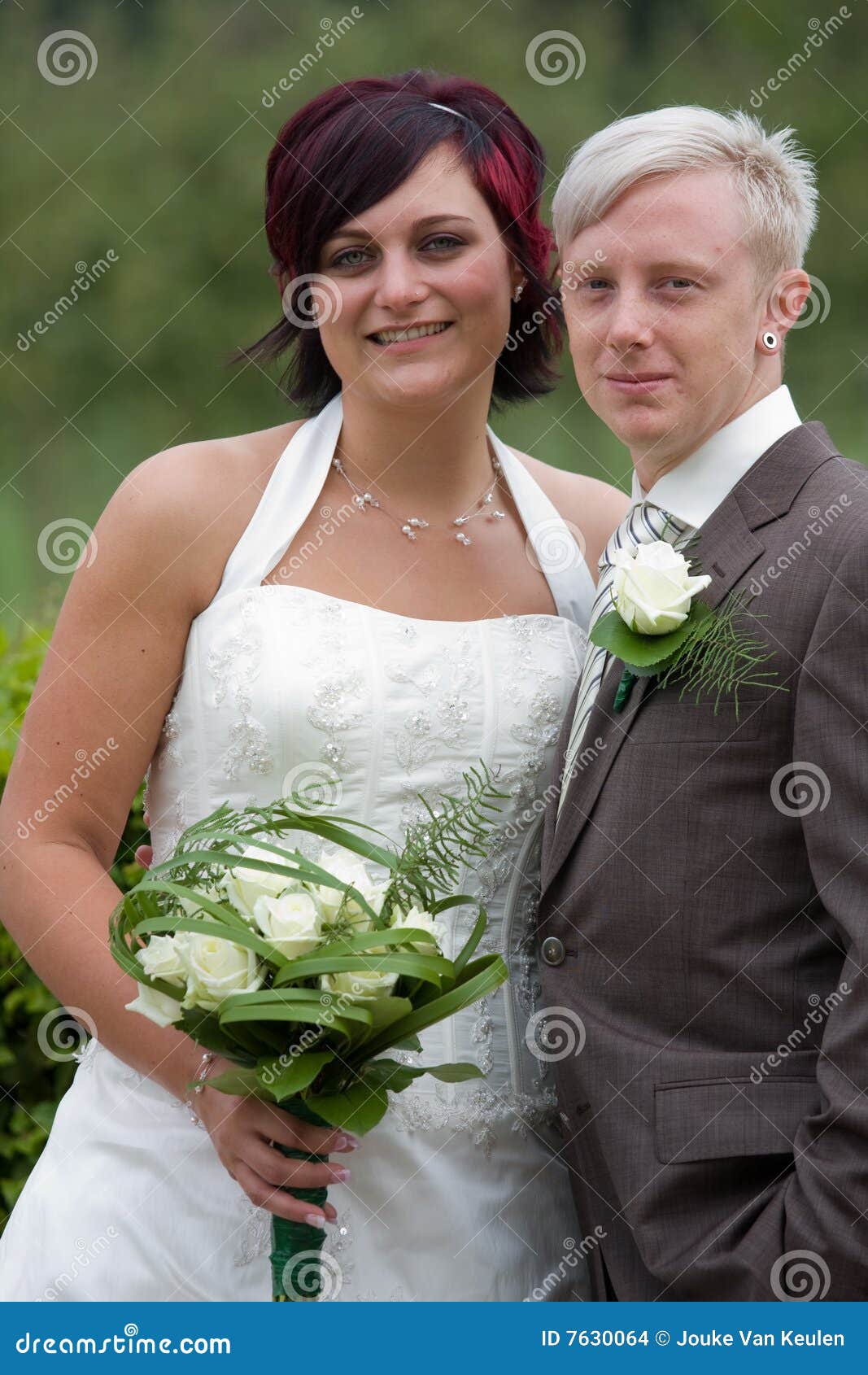 a wedding couple