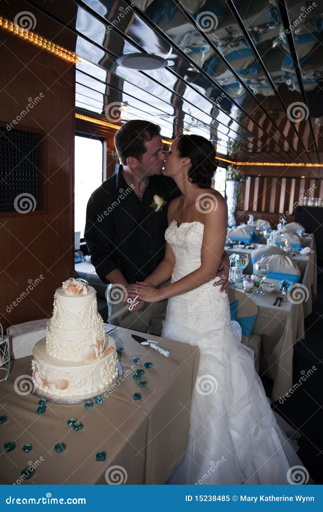 Romantic Couple Photo Cake