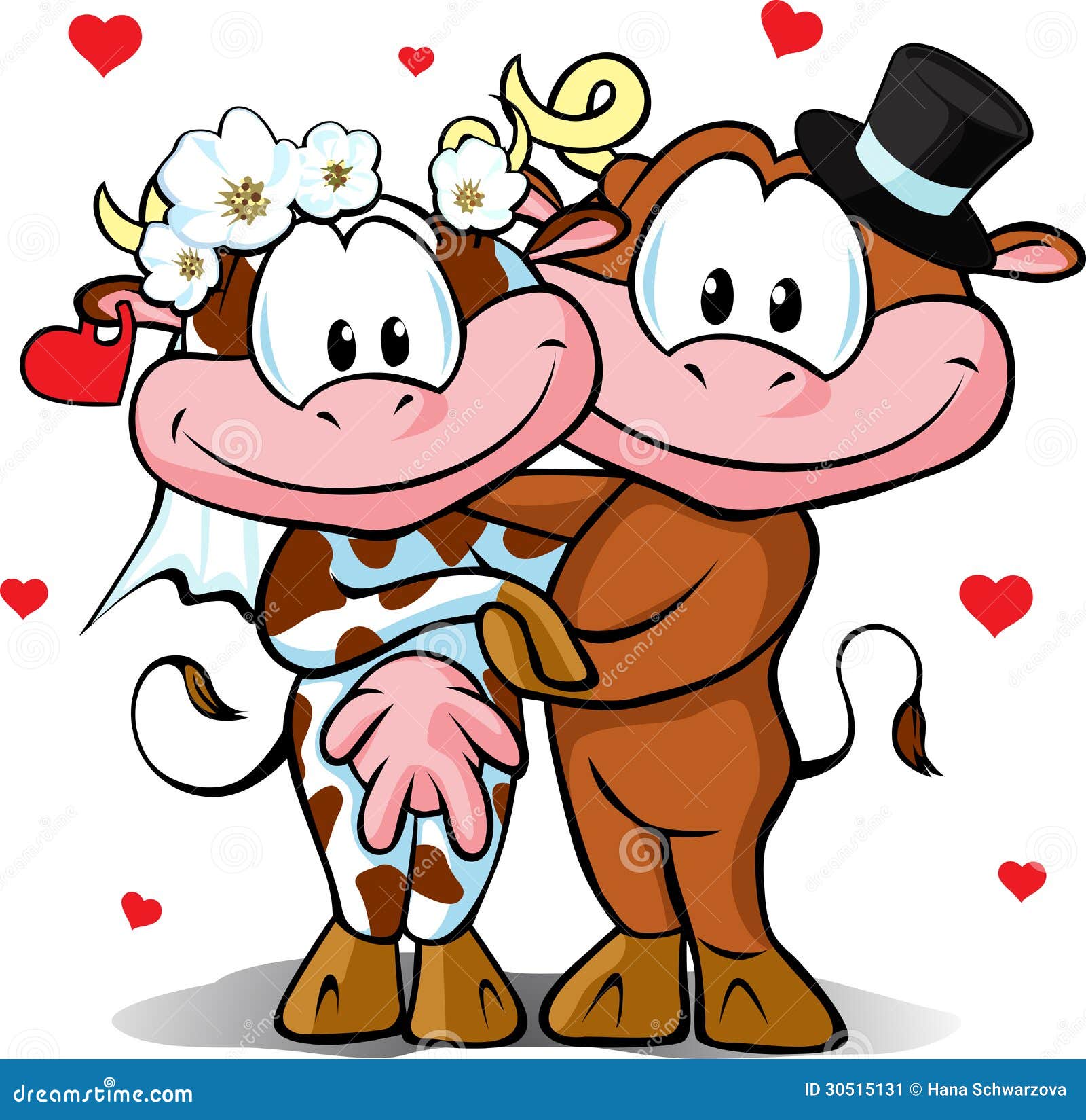 cow kisses clipart - photo #12