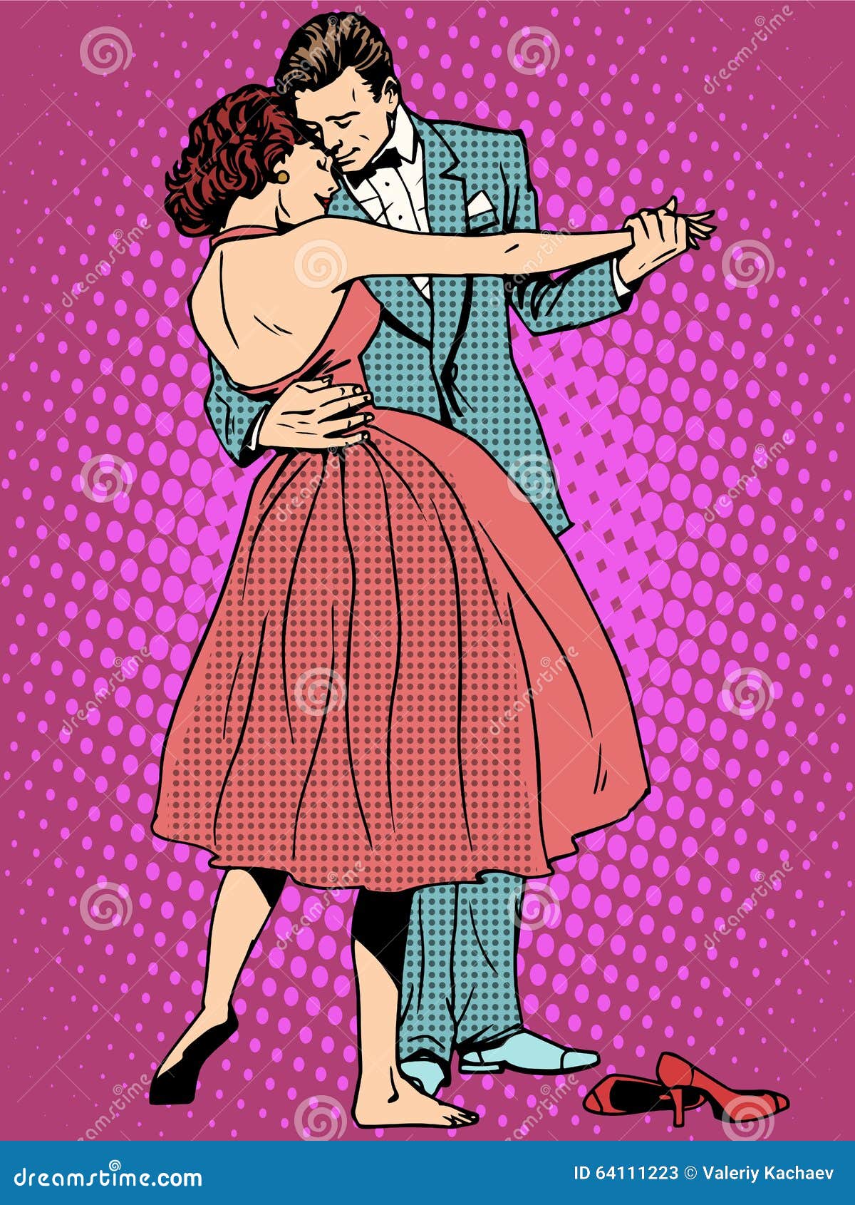 Wedding Dance Lovers Man and Woman Stock Vector - Illustration of comics,  cartoon: 64111223
