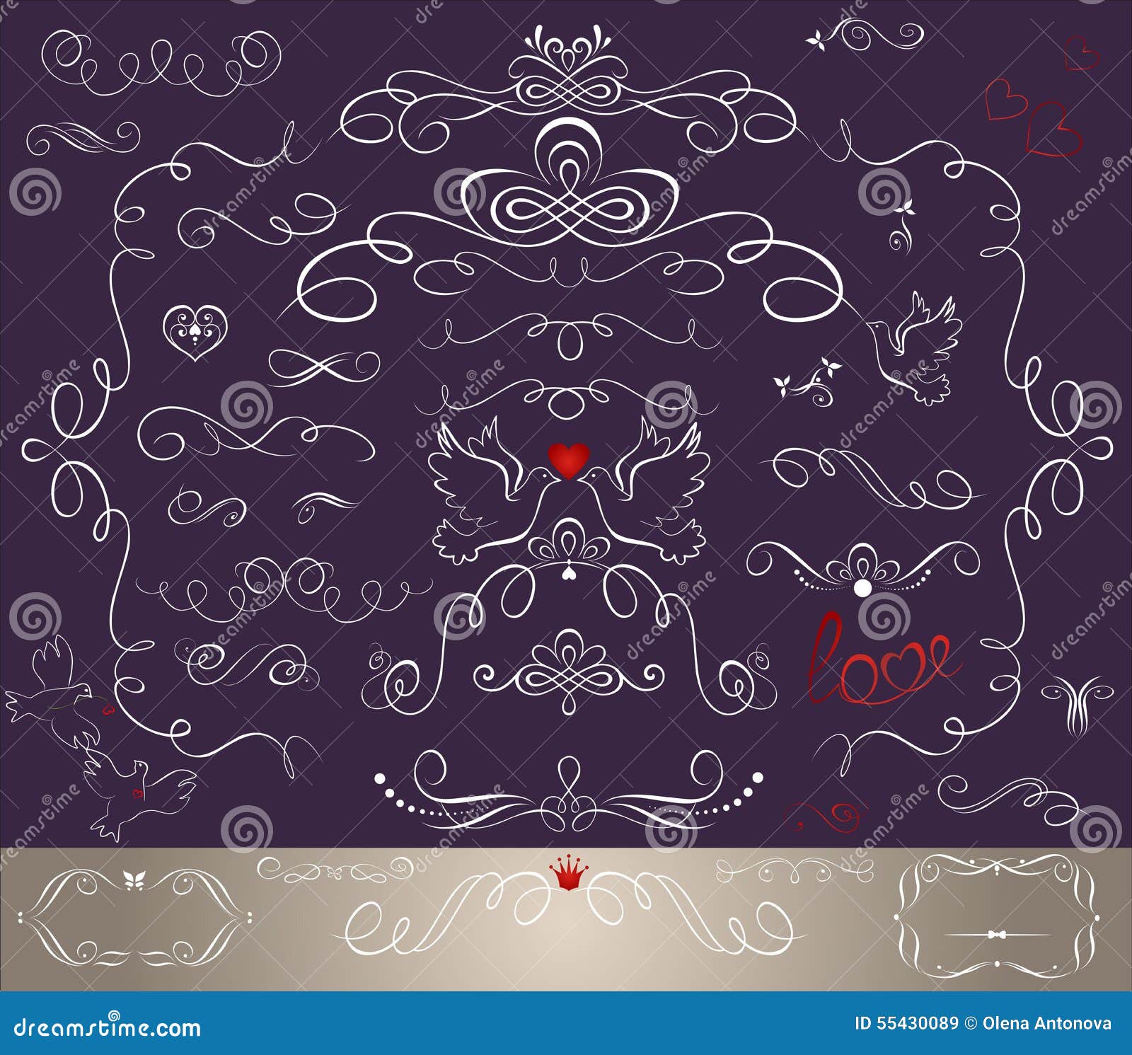 Wedding design stock vector. Illustration of card, happy - 55430089