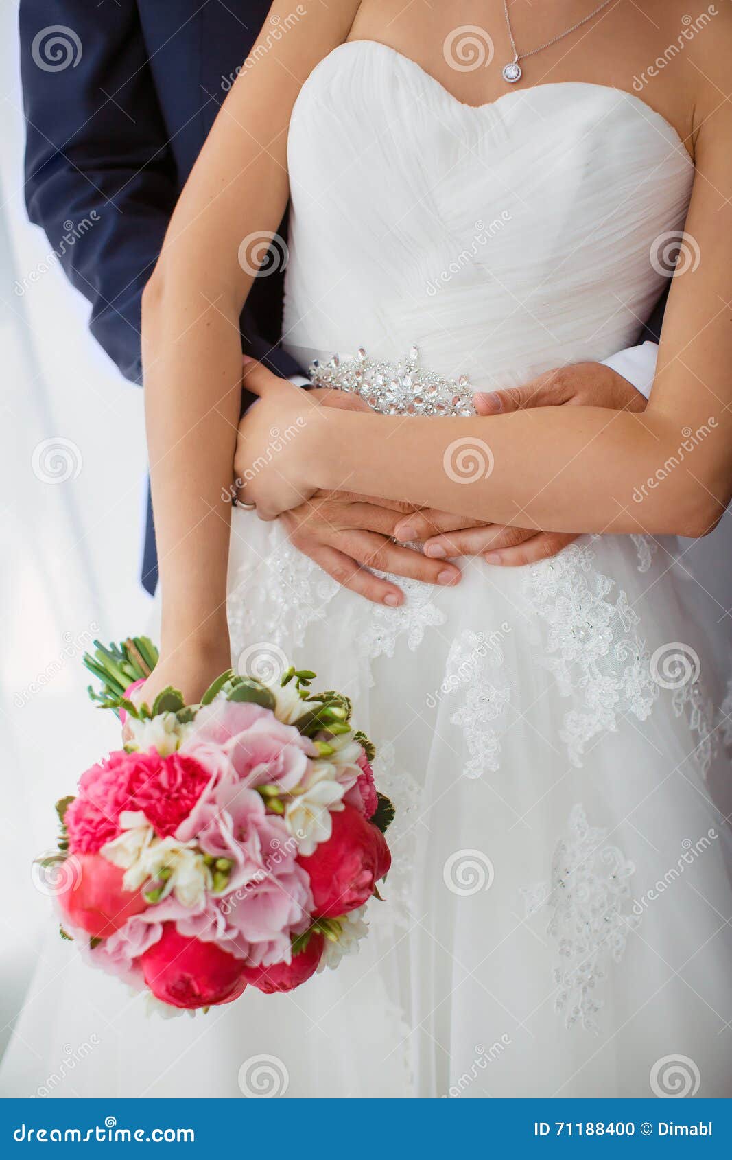 Wedding Details. Bride and Groom Indoors Stock Photo - Image of ...