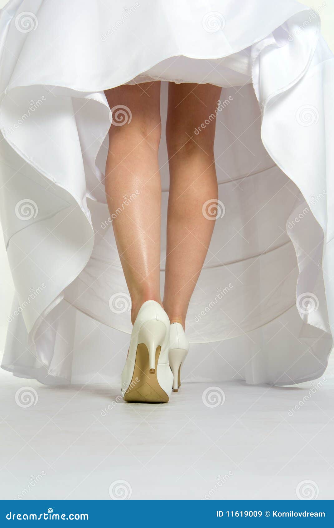 Wedding dress stock image. Image of dress, cute, legs - 11619009