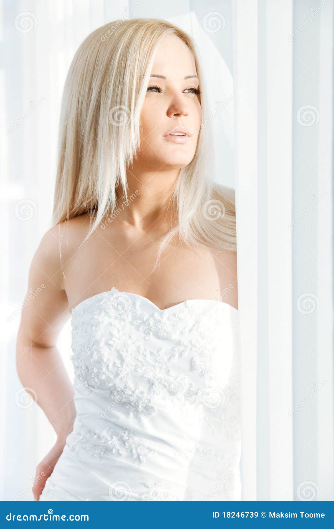 Wedding dress stock image. Image of elegant, beautiful 18246739