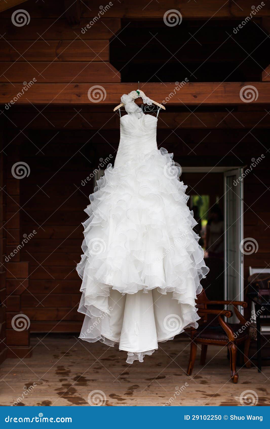 Wedding dress stock photo. Image of woman, clothing, white 29102250
