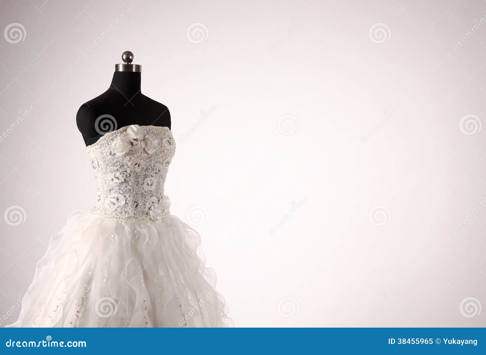 Wedding dress stock image. Image of body, bride, marry 38455965