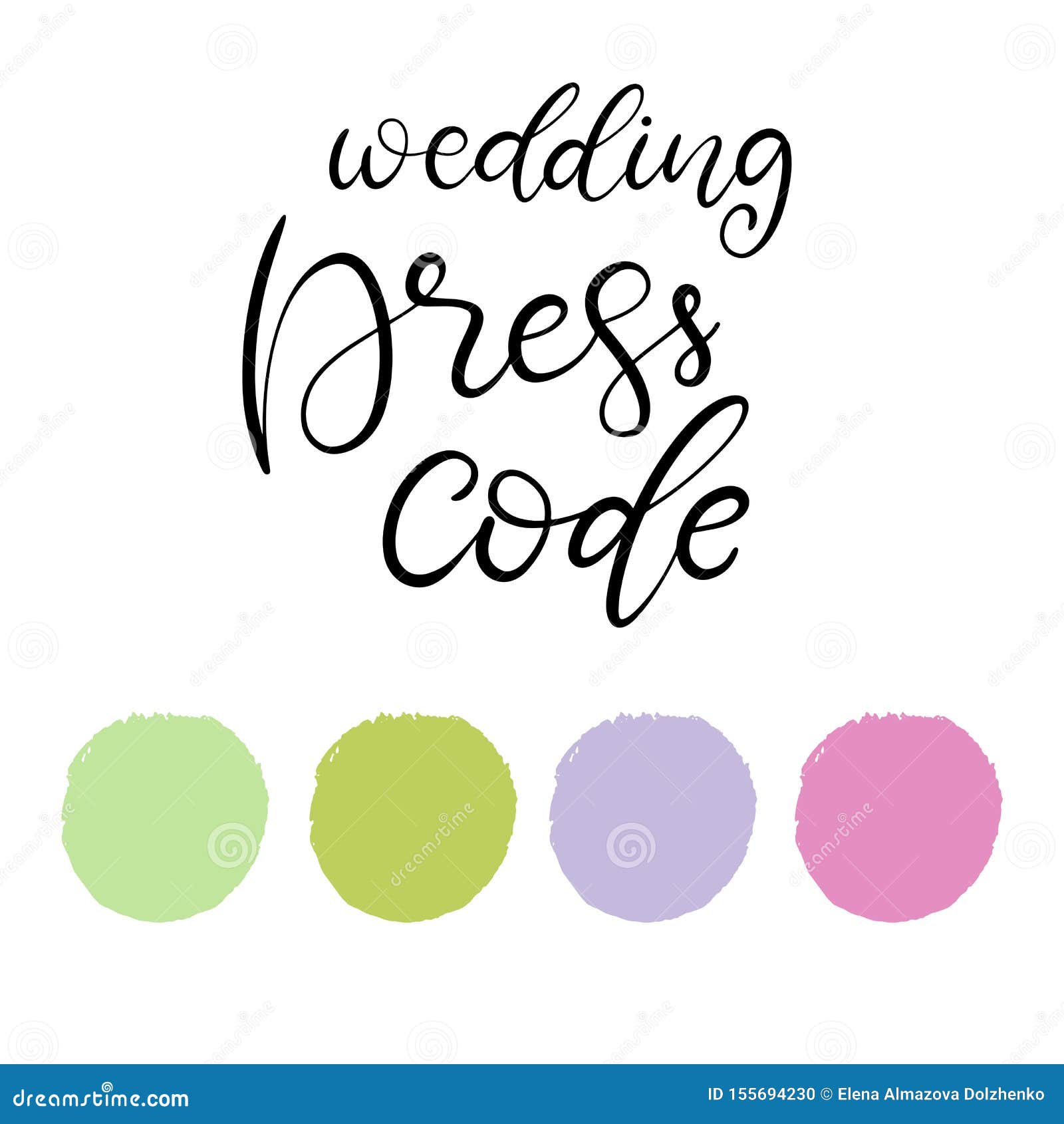 wedding dress code color