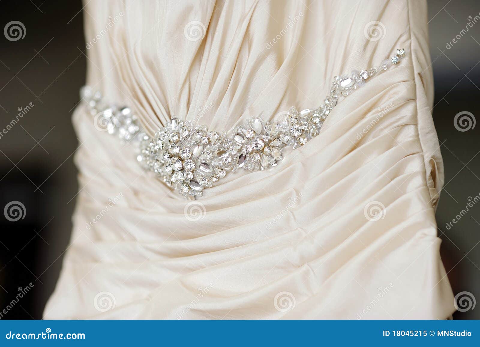 Wedding Dress Decoration Close Up Stock Image - Image of marry, blossom ...