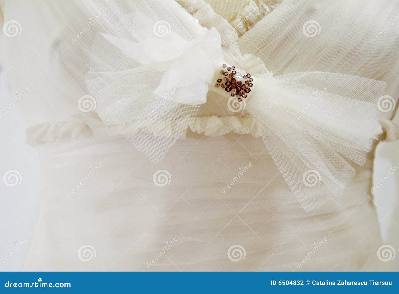 Wedding dress detail stock photo. Image of bride, bodice - 6504832